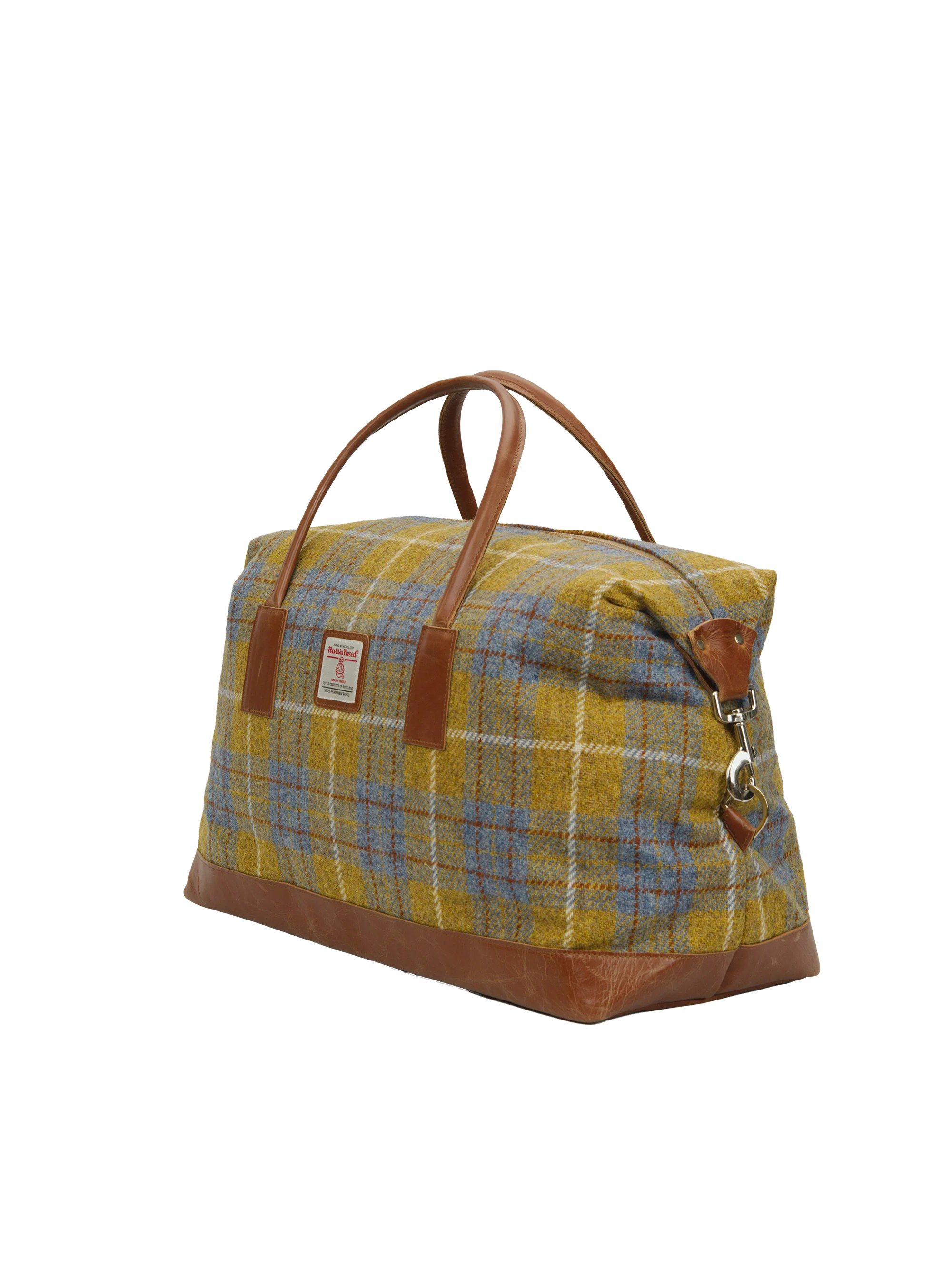Harris Tweed Luggage Bag - A0102 (Tan Leather) - Image 3