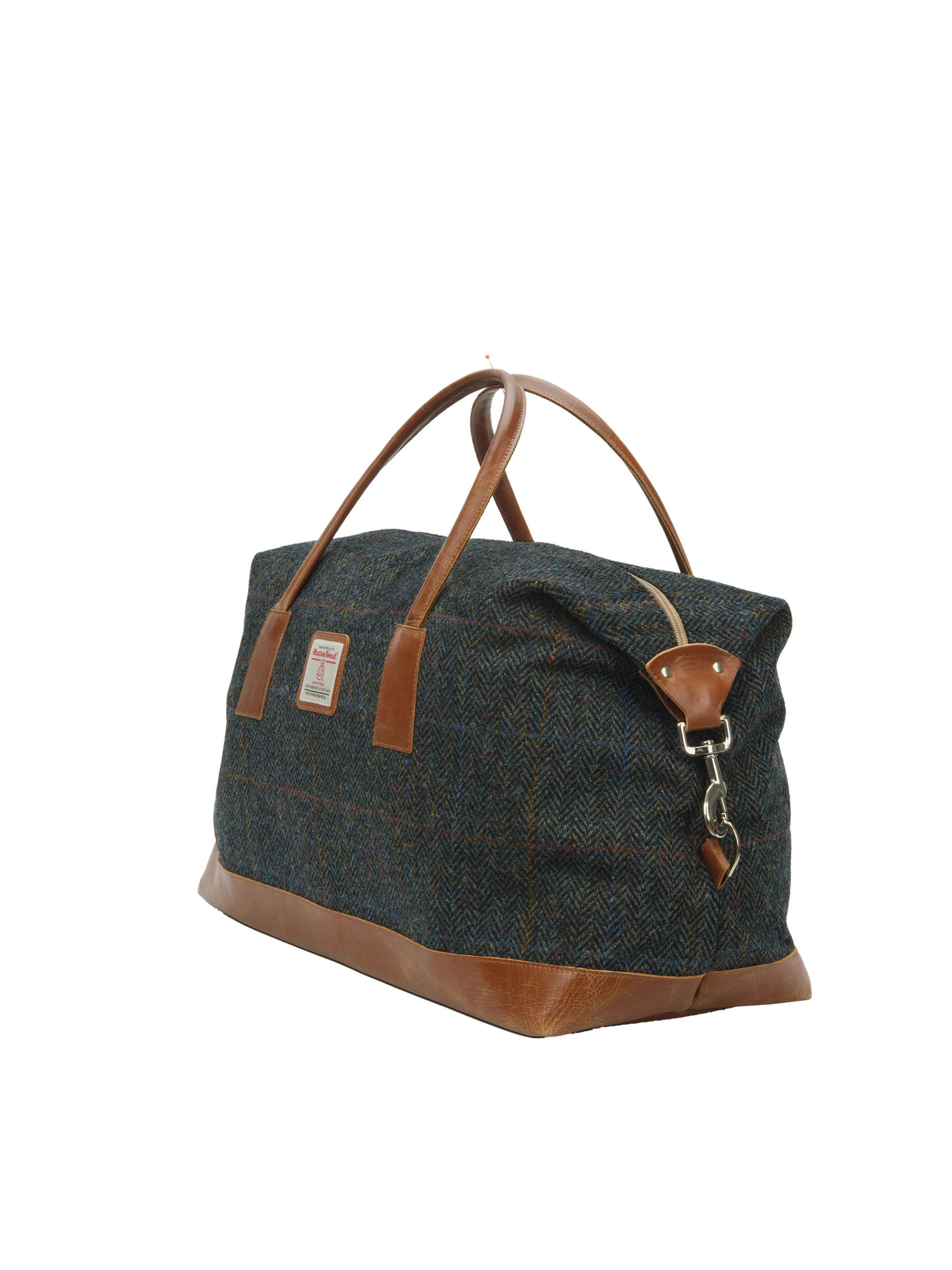 Harris Tweed Luggage Bag - HB80 (Tan Leather) - Image 3