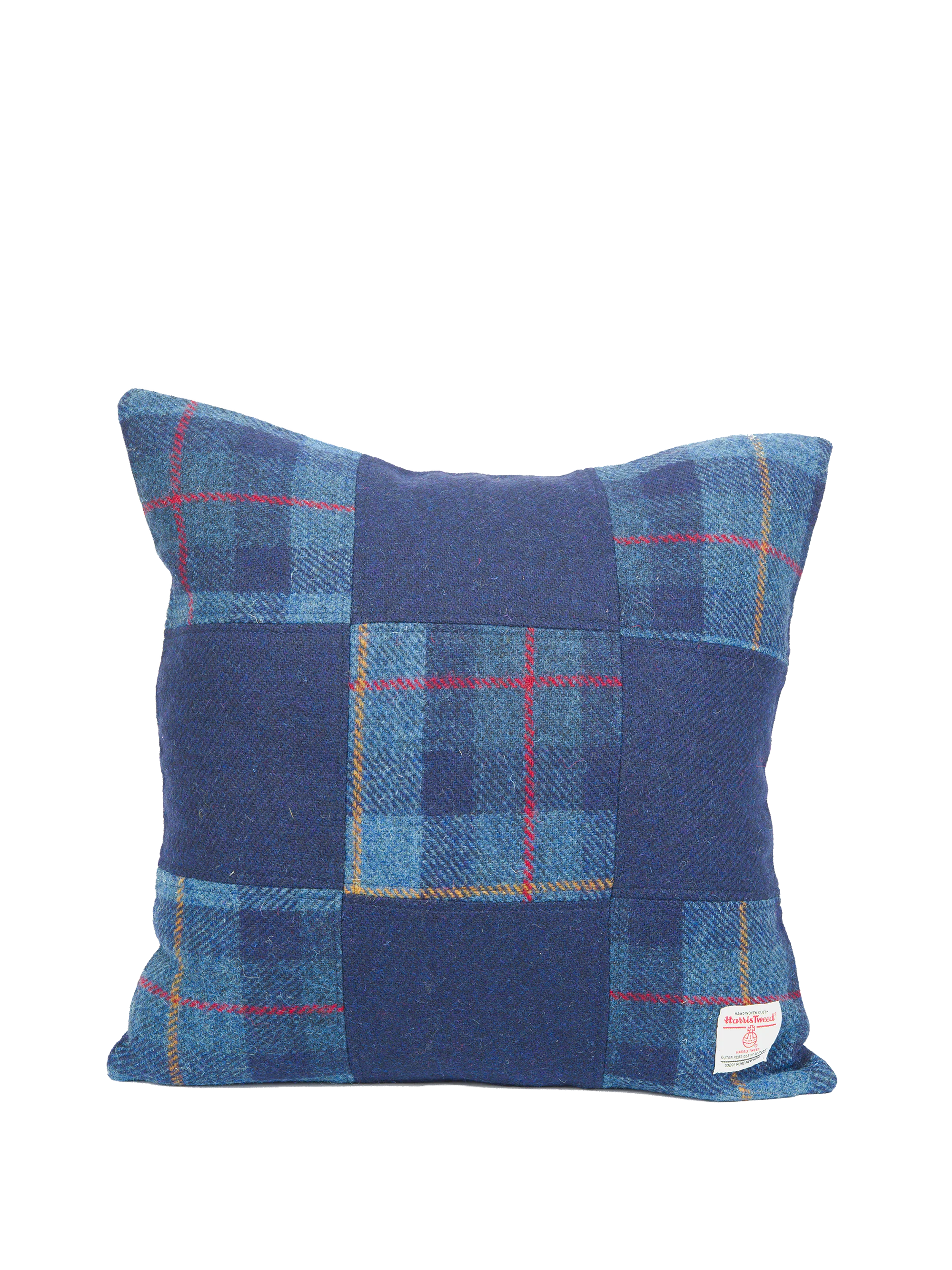 Harris Tweed Patchwork Cushion - A075 & 320