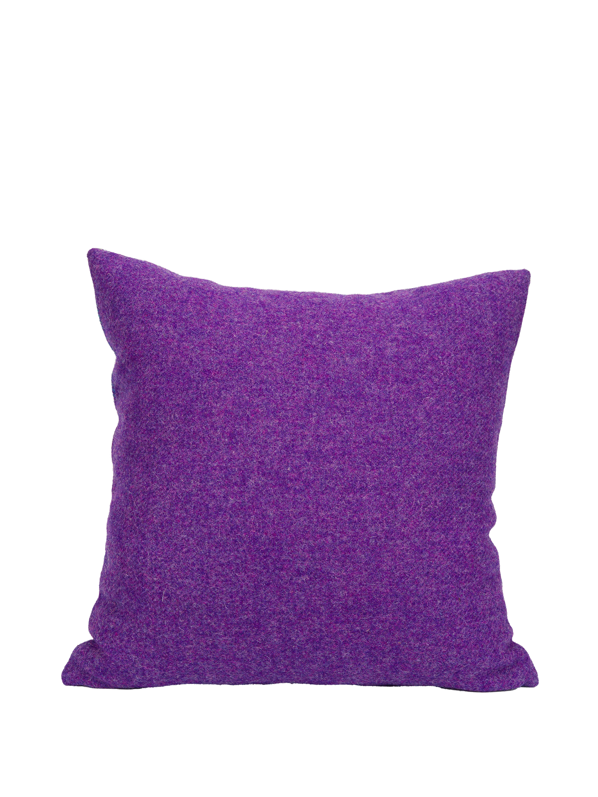 Harris Tweed Patchwork Cushion - A085 & 208 - Image 2