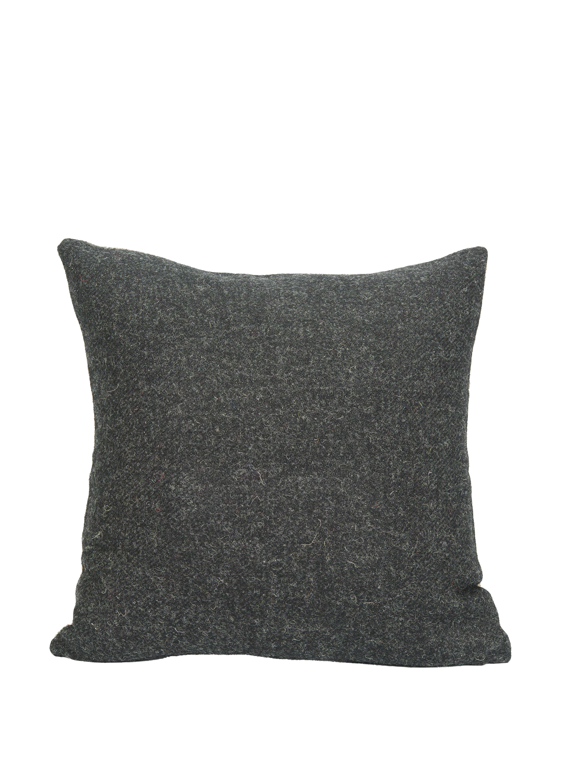 Harris Tweed Patchwork Cushion - HB155 & 302 - Image 2
