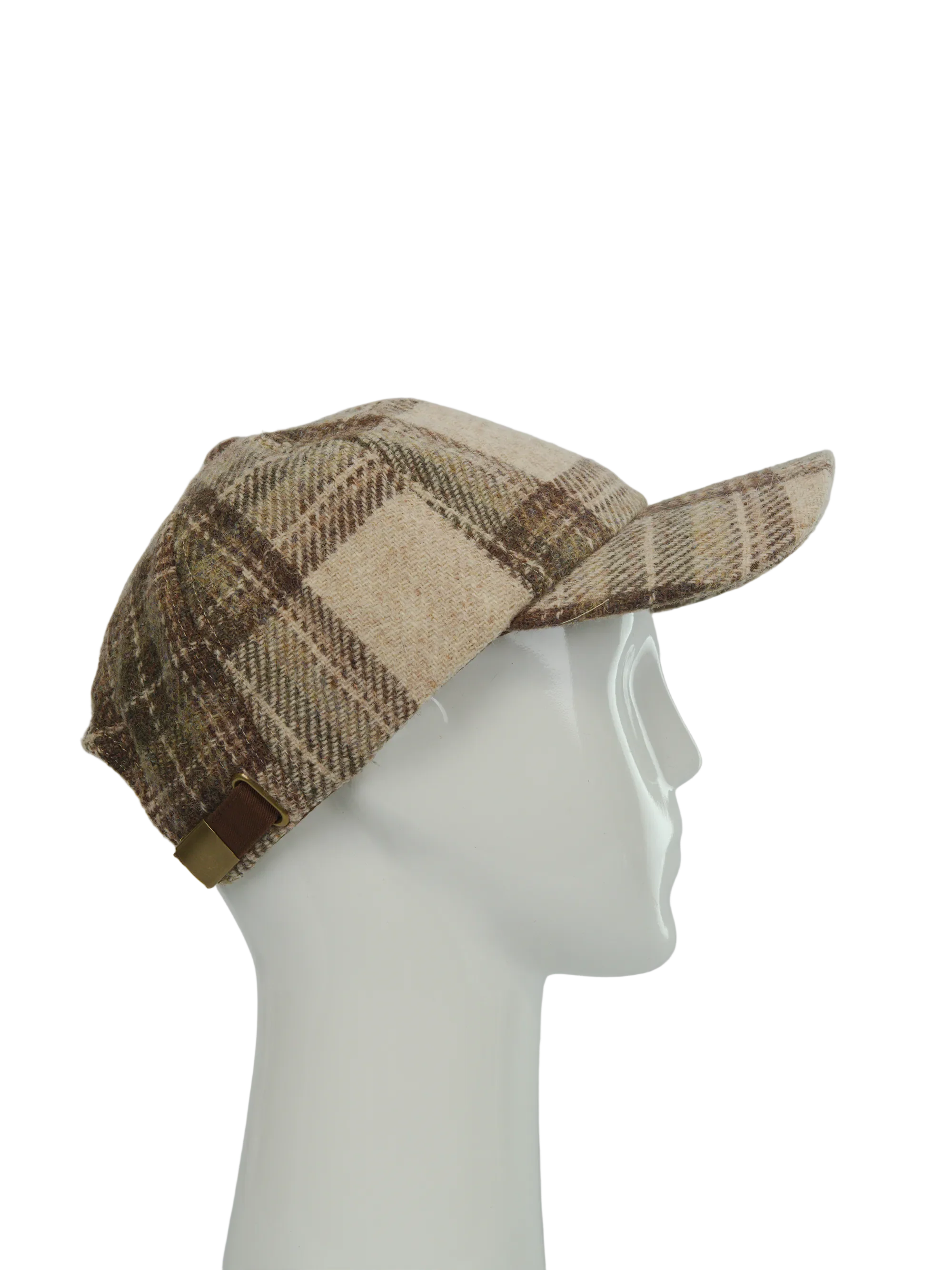 Harris Tweed Rannoch Baseball Cap Oat (HH)