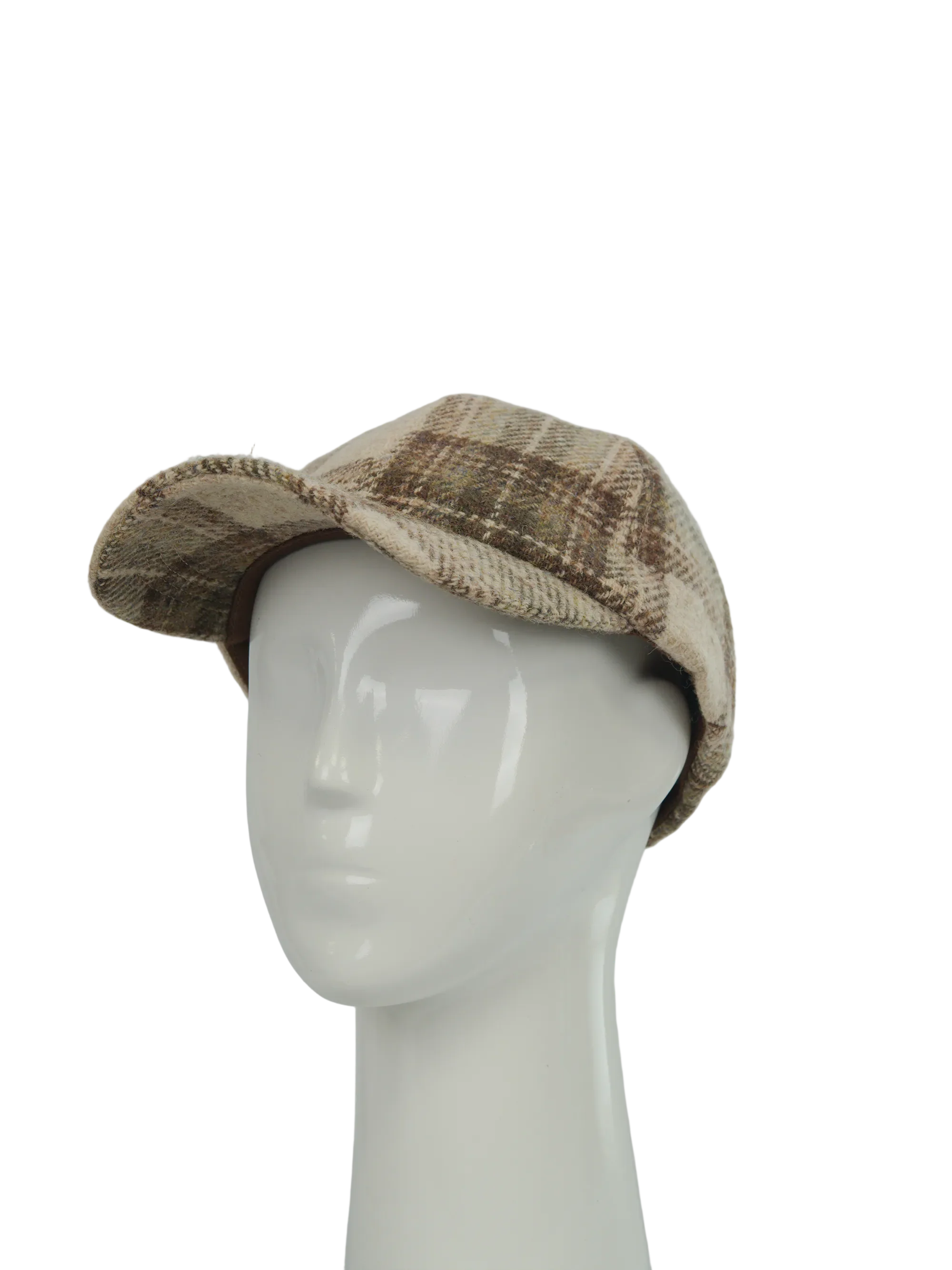 Harris Tweed Rannoch Baseball Cap Oat (HH) - Image 3