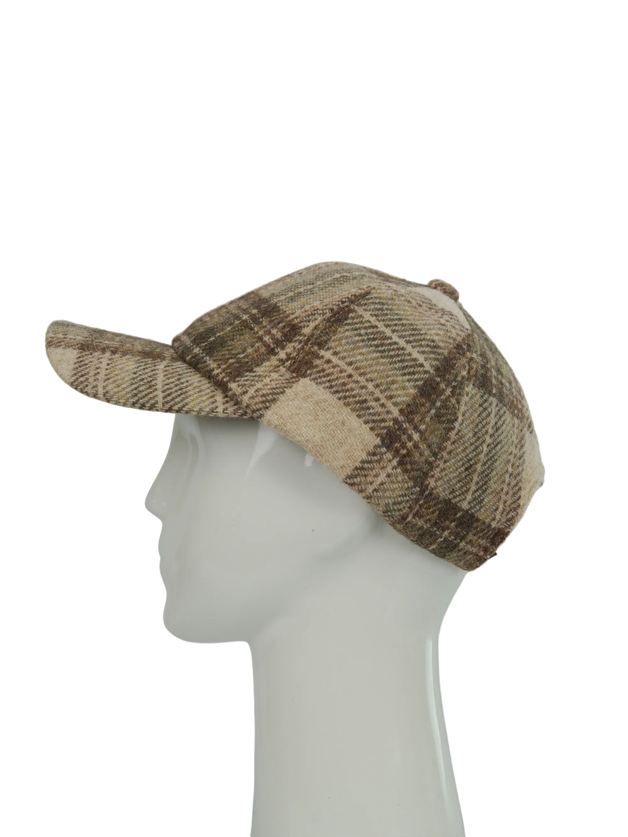 Harris Tweed Rannoch Baseball Cap Oat (HH) - Image 4