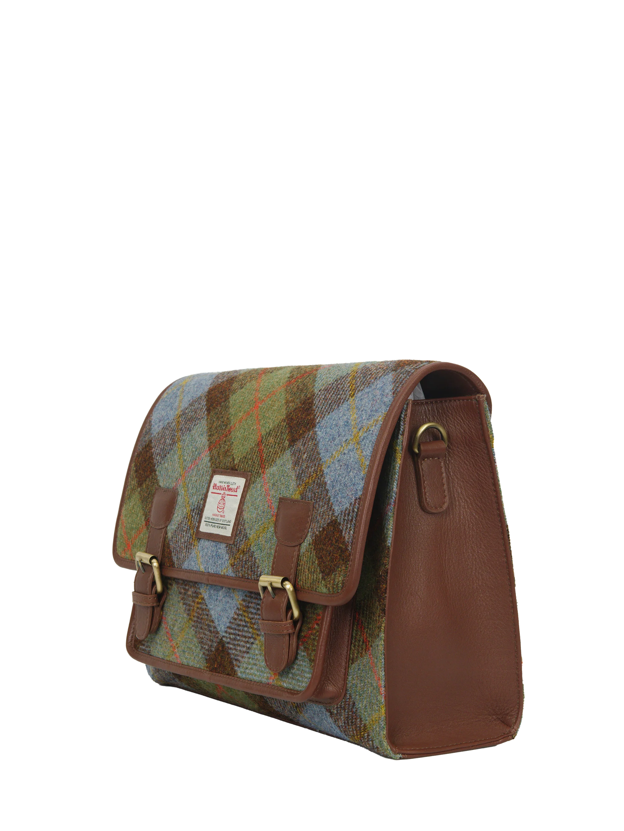 Harris Tweed Reef Satchel Bag - A017 - Image 4