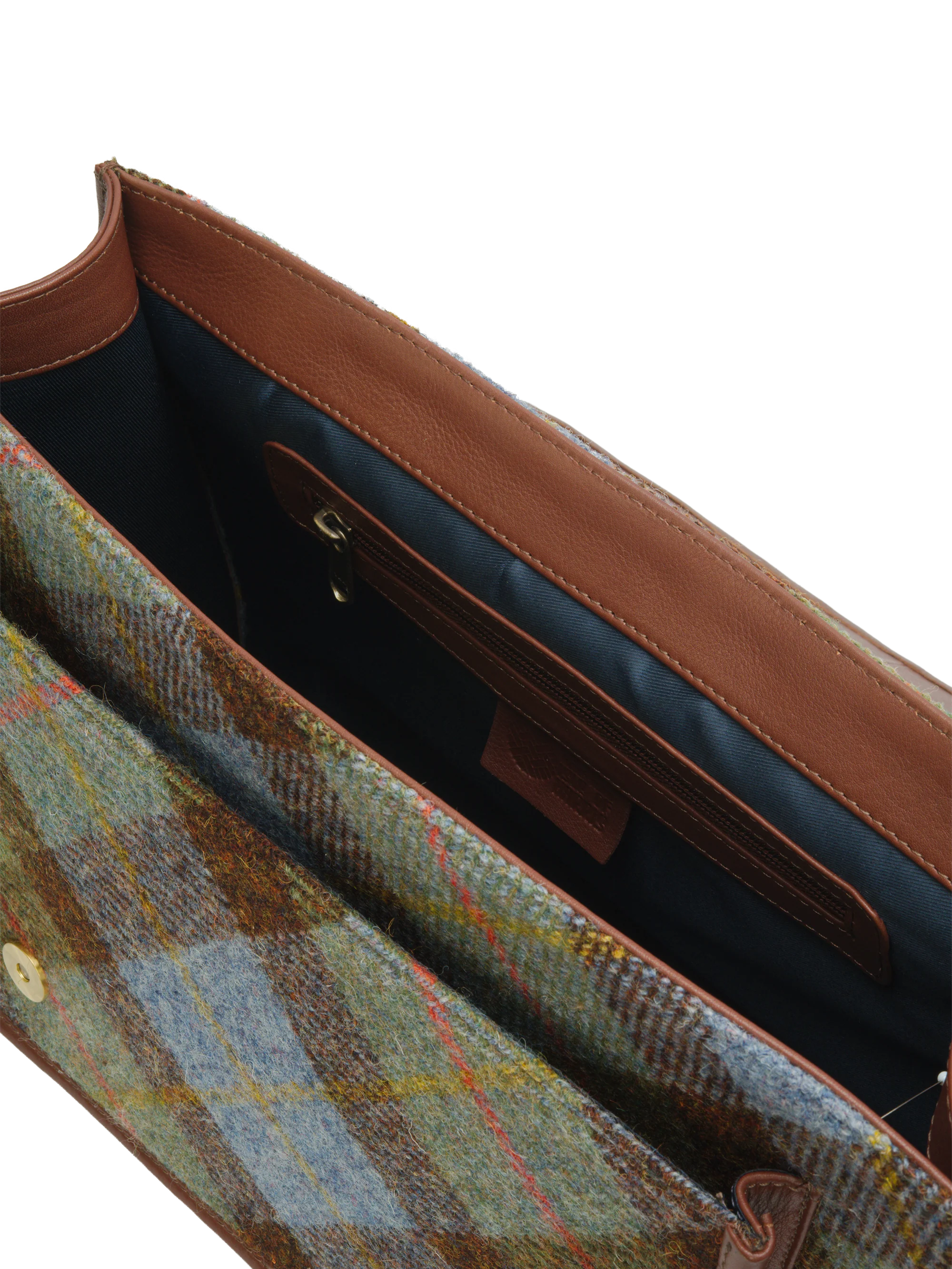 Harris Tweed Reef Satchel Bag - A017 - Image 7