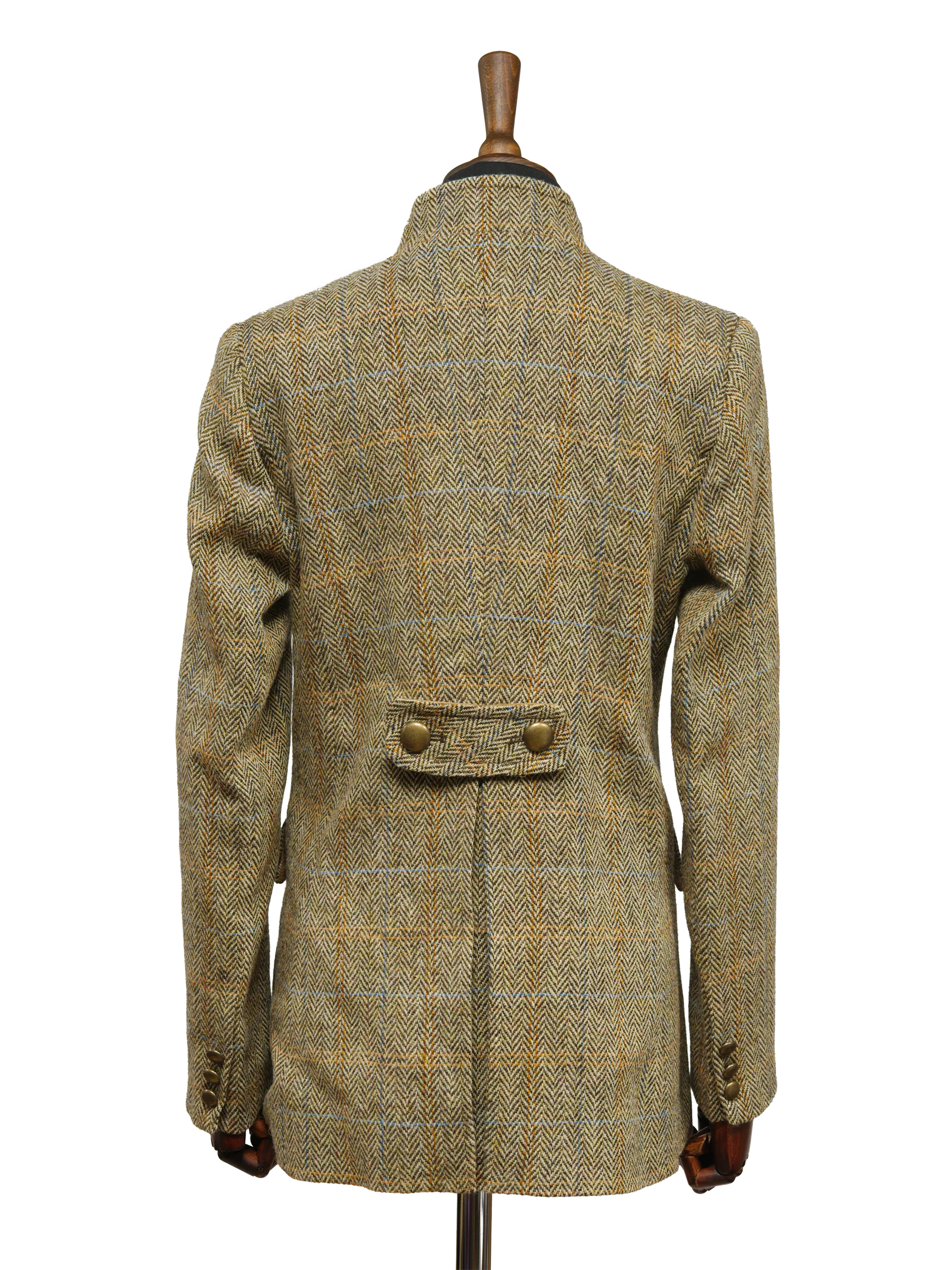 Harris Tweed Sandra Coat - Bracken Herringbone - Image 3