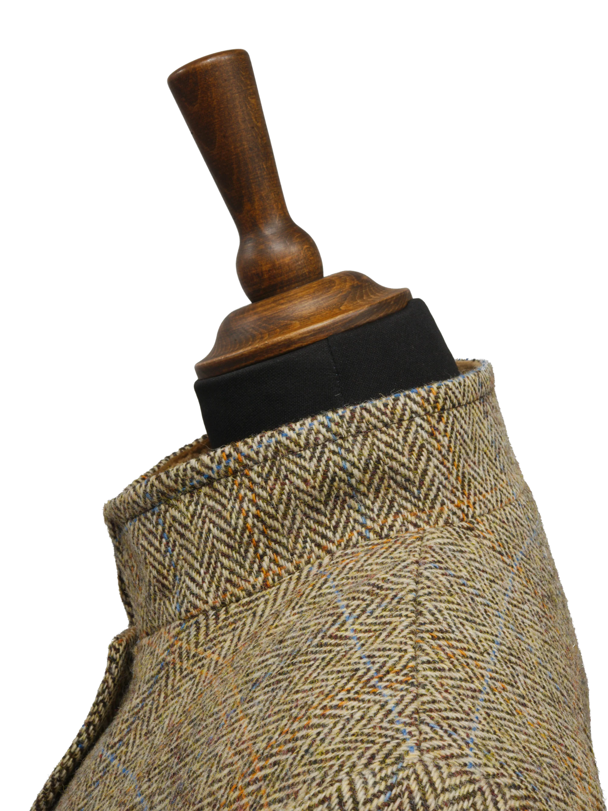 Harris Tweed Sandra Coat - Bracken Herringbone - Image 4