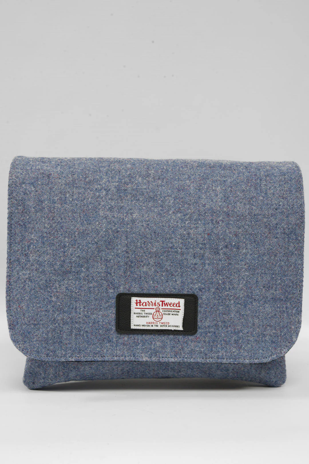 Harris Tweed Scalpay Bag - 228 (Black Leather) - Image 4