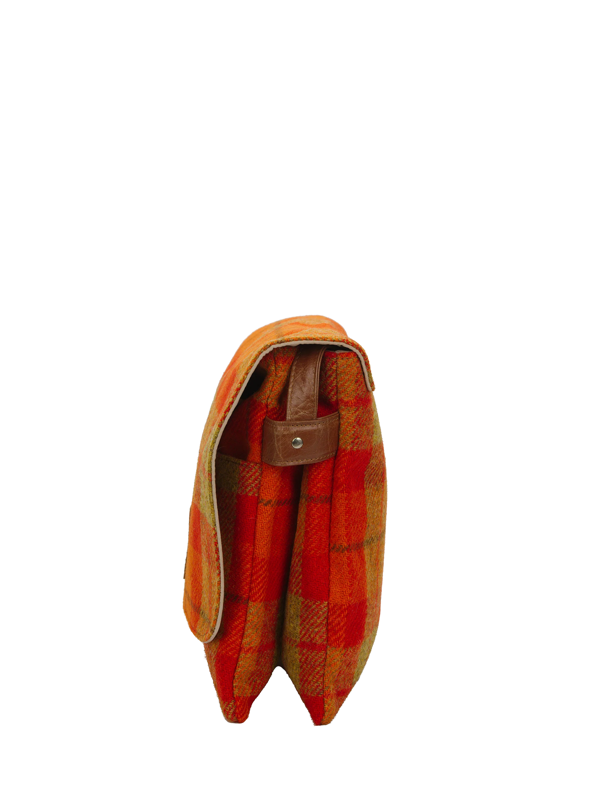 Harris Tweed Scalpay Bag - A0196 (Tan Leather) - Image 5