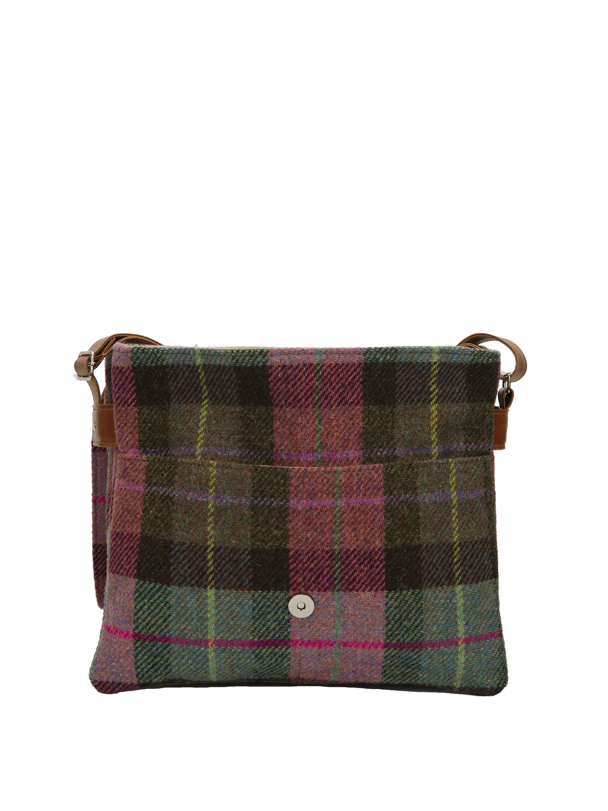 Harris Tweed Scalpay Bag - A0254 (Tan Leather) - Image 2