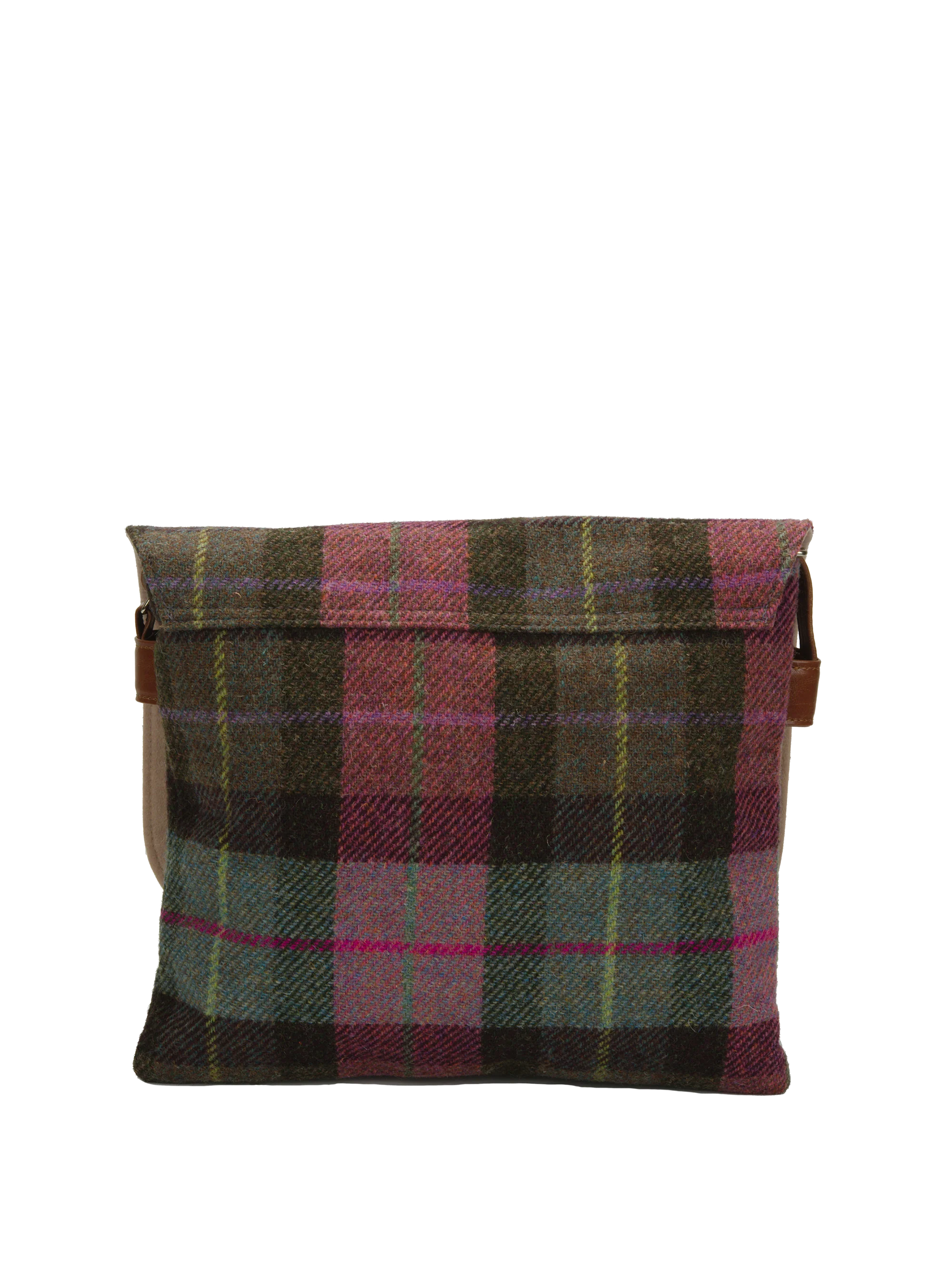 Harris Tweed Scalpay Bag - A0254 (Tan Leather) - Image 6