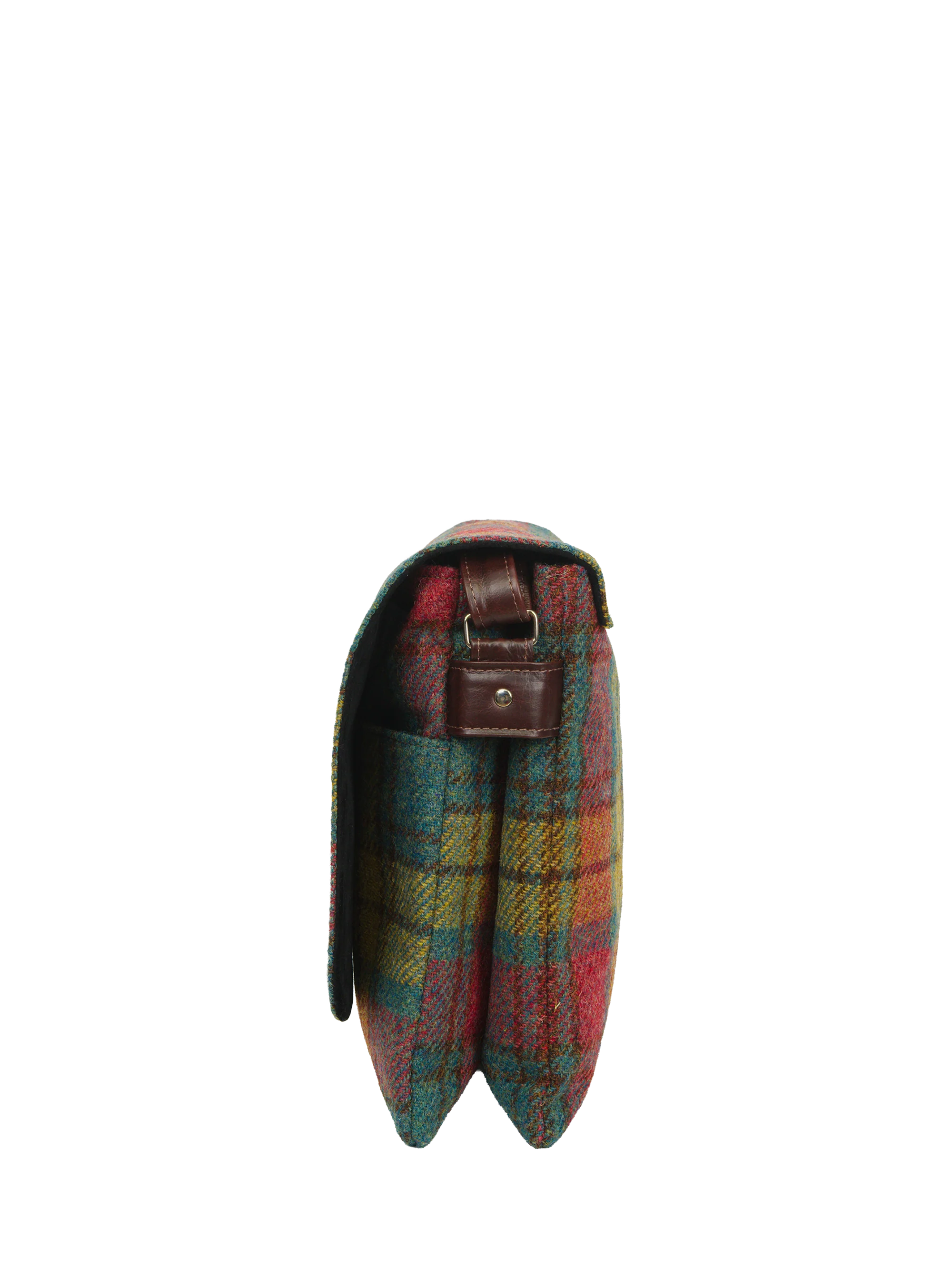 Harris Tweed Scalpay Bag - A0194 (Brown Leather) - Image 5