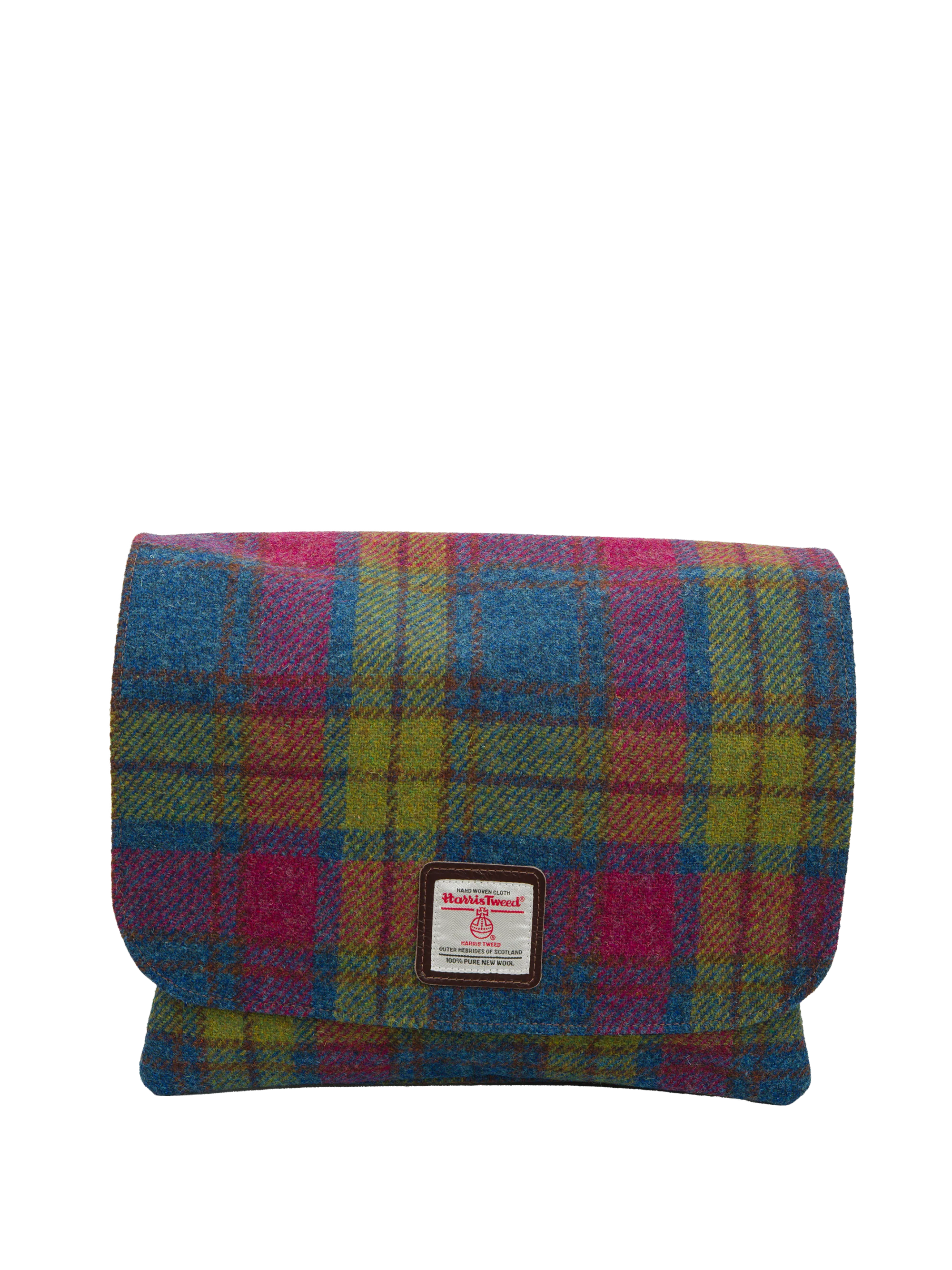 Harris Tweed Scalpay Bag - A0195 (Brown Leather) - Image 3