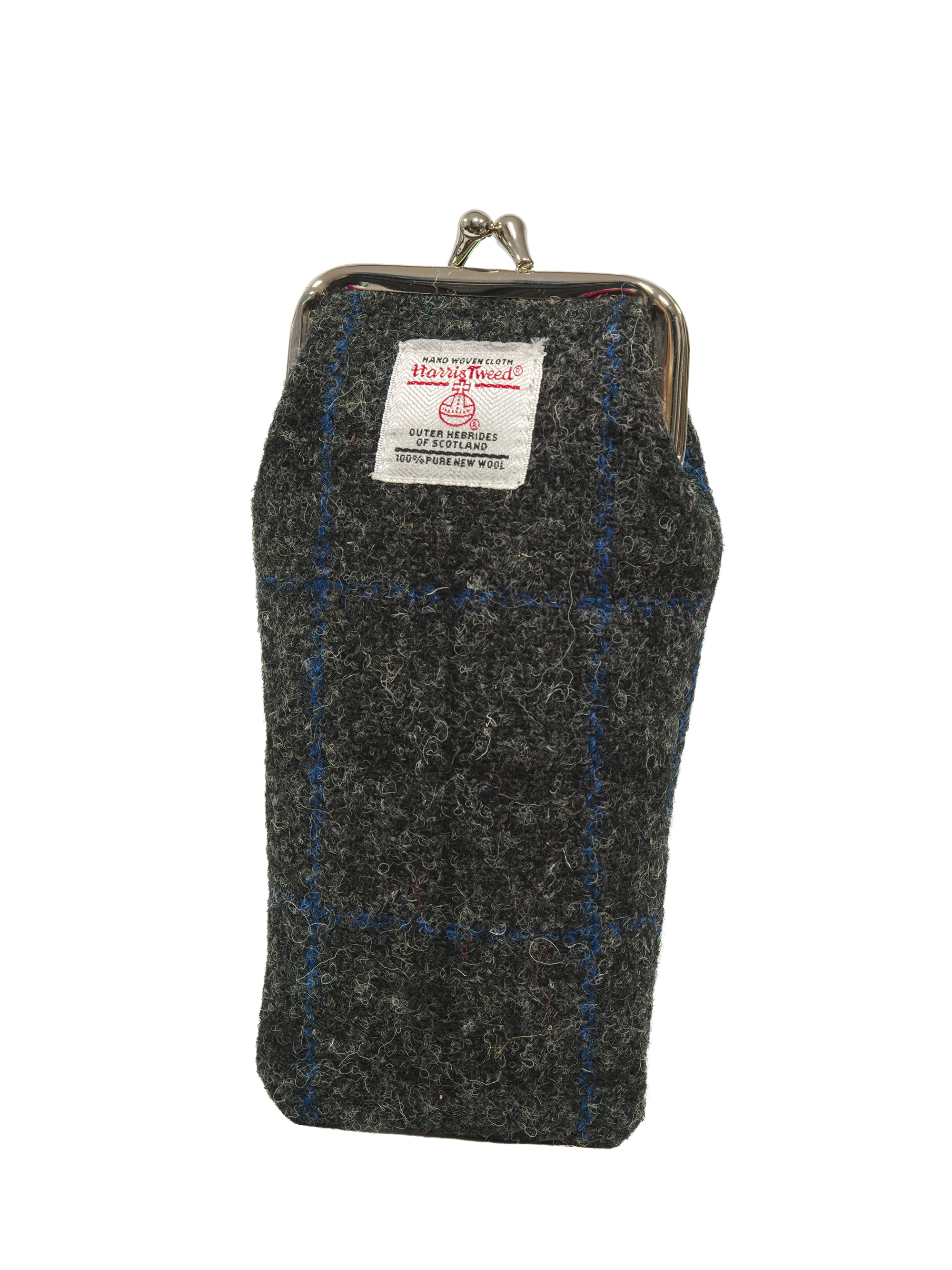 Harris Tweed Spectacle Case - GreyWindowpane - Image 2