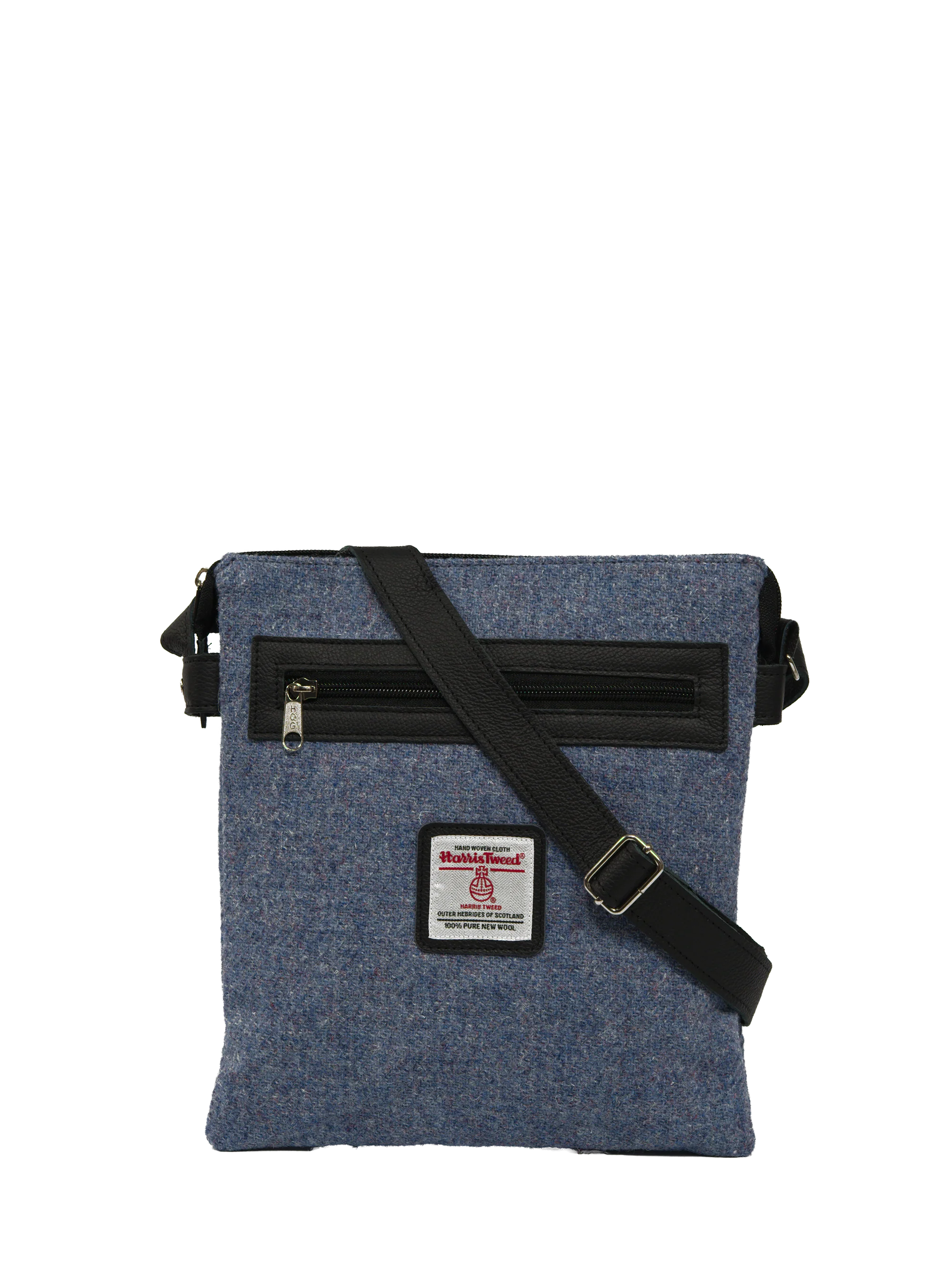 Harris Tweed St Clements Bag - 228 (Black Leather)