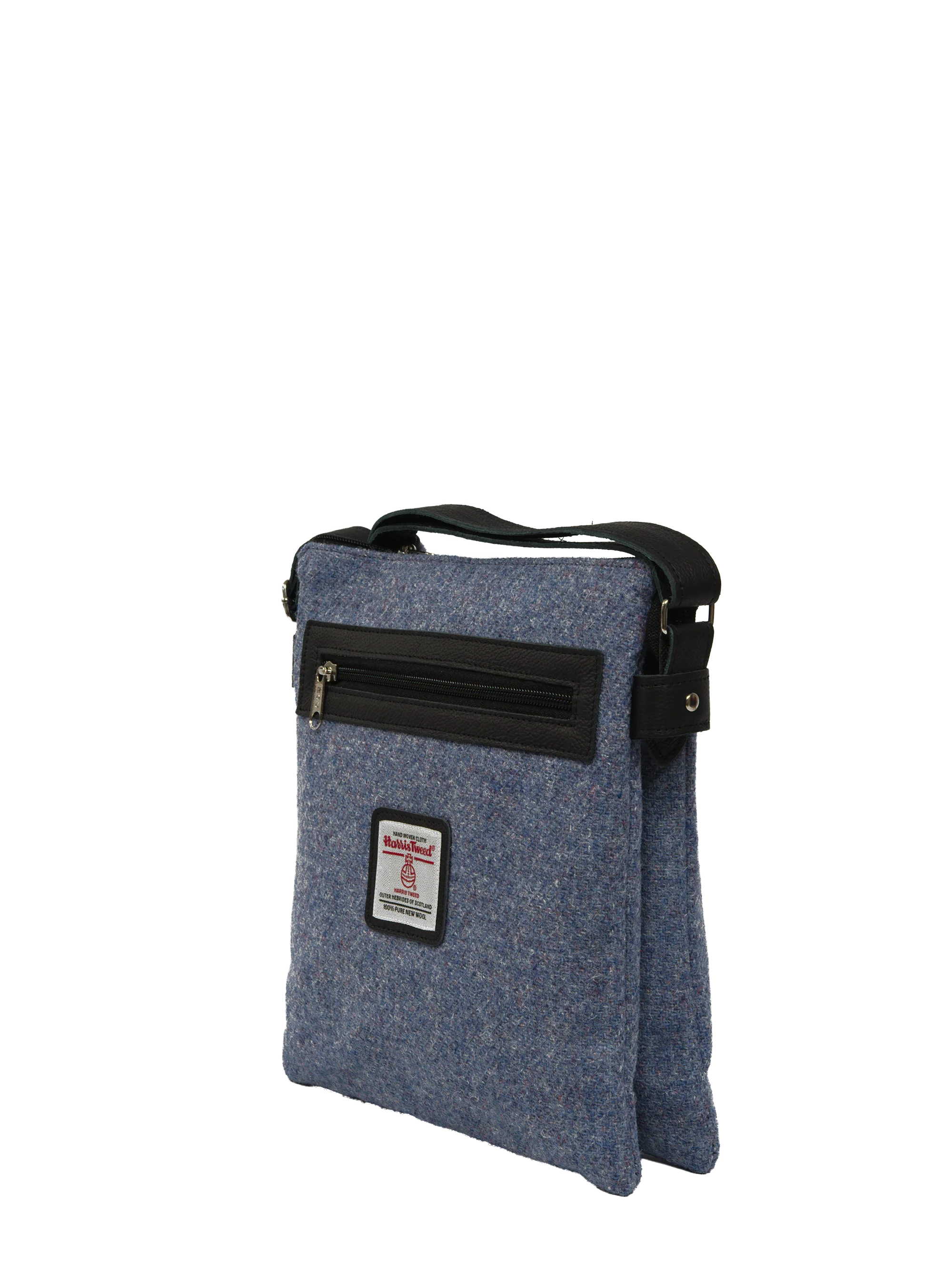 Harris Tweed St Clements Bag - 228 (Black Leather) - Image 3