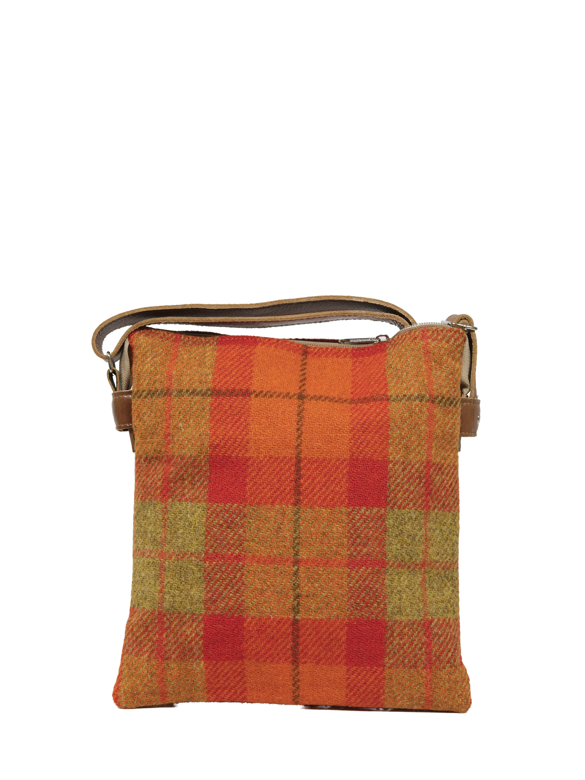 Harris Tweed St Clements Bag - A0196 (Tan Leather) - Image 5