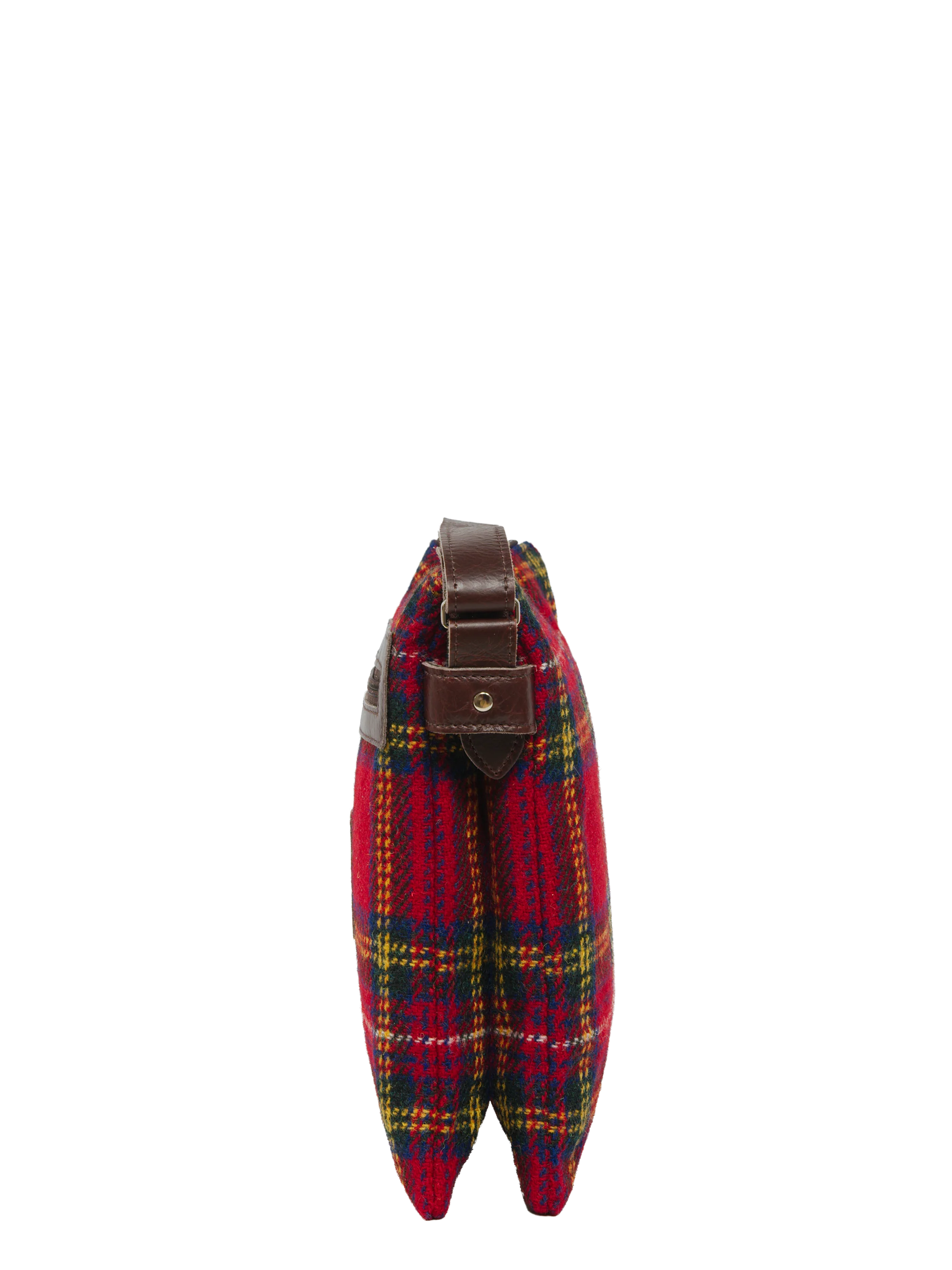Harris Tweed St Clements Bag - A0217 (Brown Leather) - Image 4