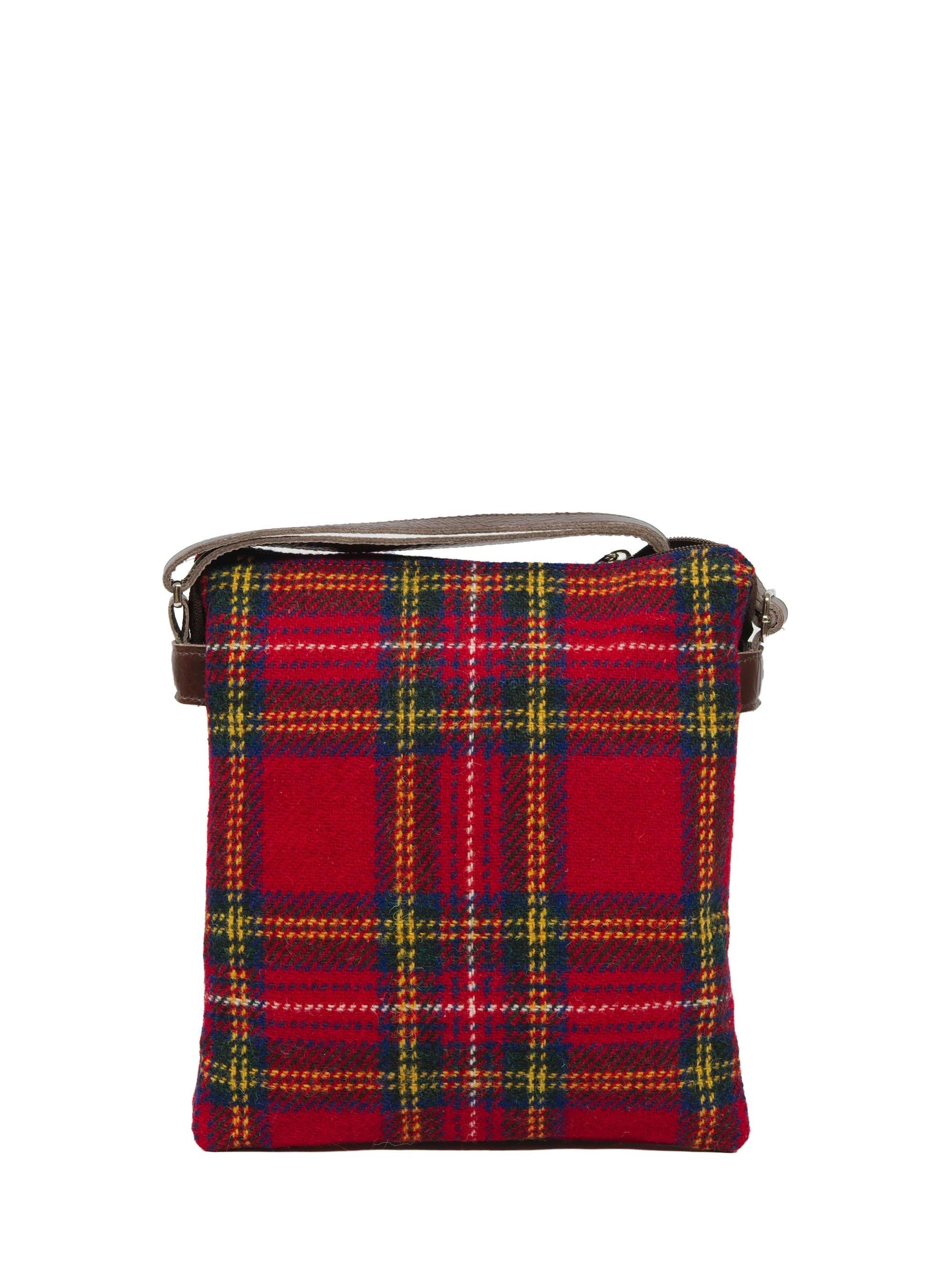 Harris Tweed St Clements Bag - A0217 (Brown Leather) - Image 5