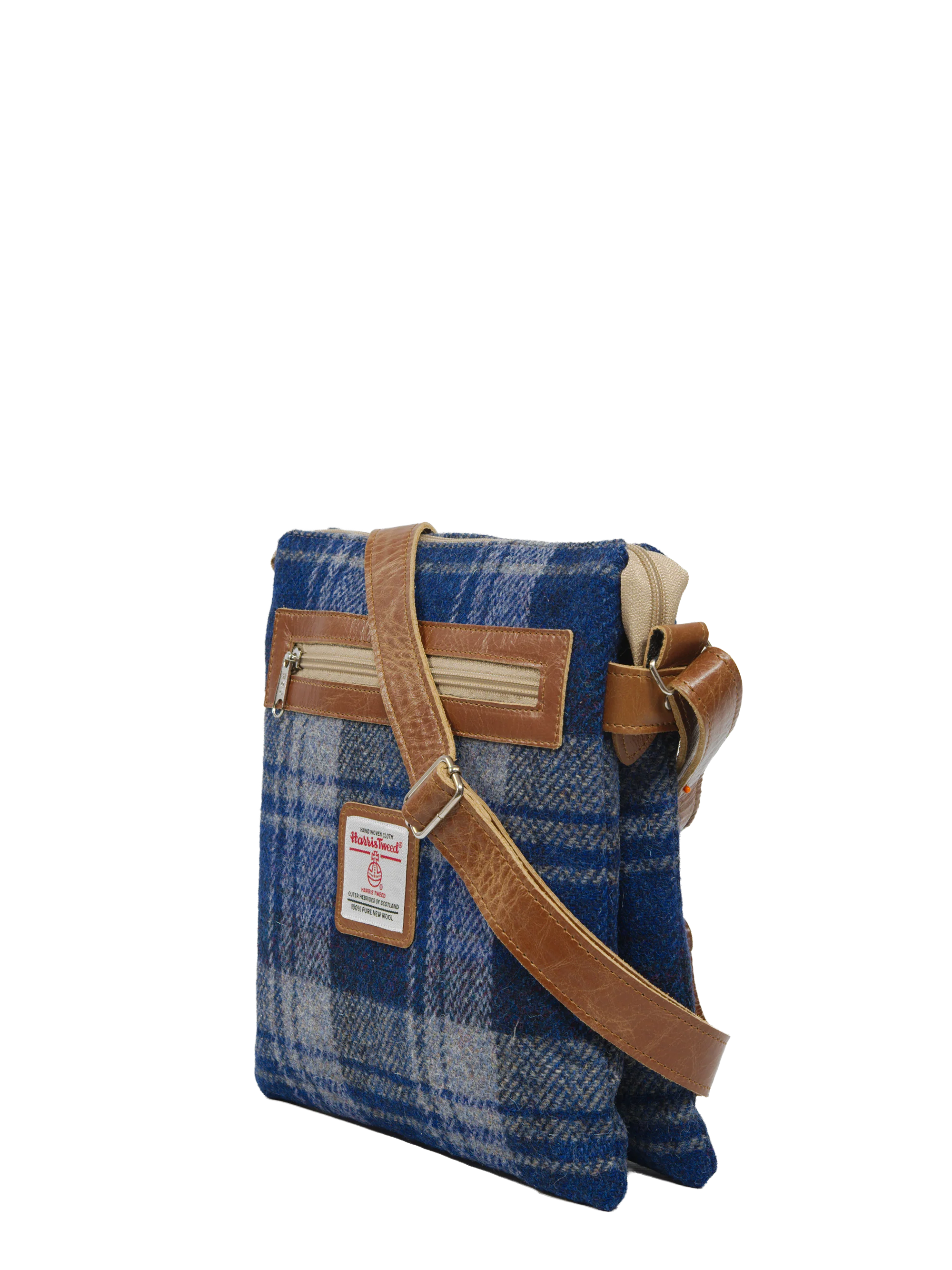 Harris Tweed St Clements Bag - A0237 (Tan Leather) - Image 2