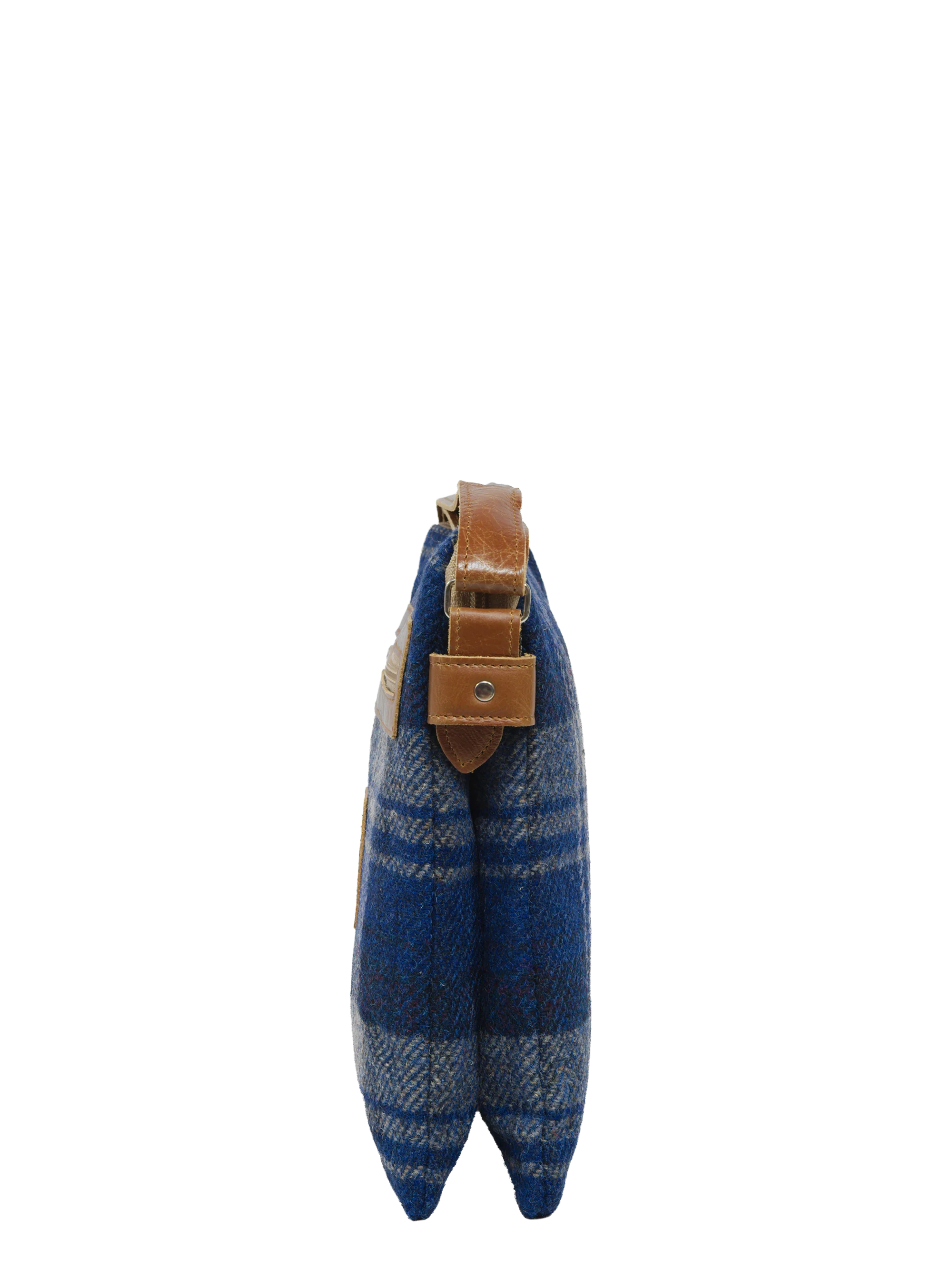 Harris Tweed St Clements Bag - A0237 (Tan Leather) - Image 4