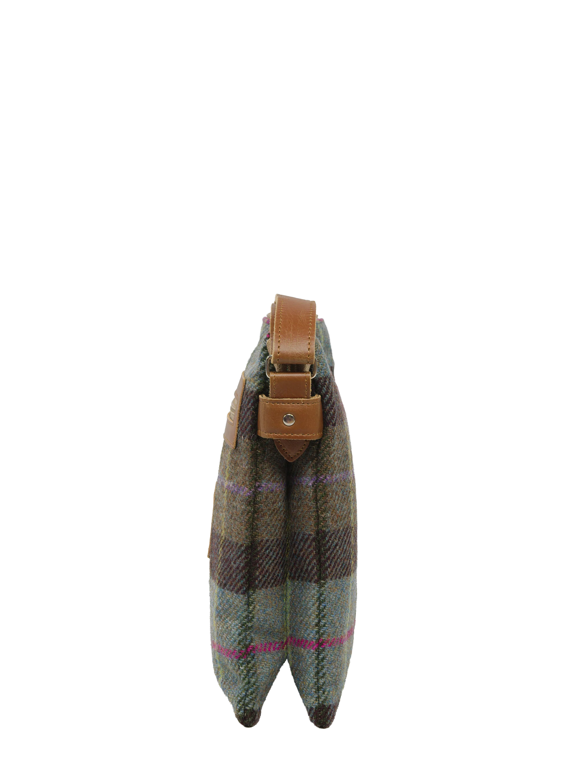 Harris Tweed St Clements Bag - A0254 (Tan Leather) - Image 4