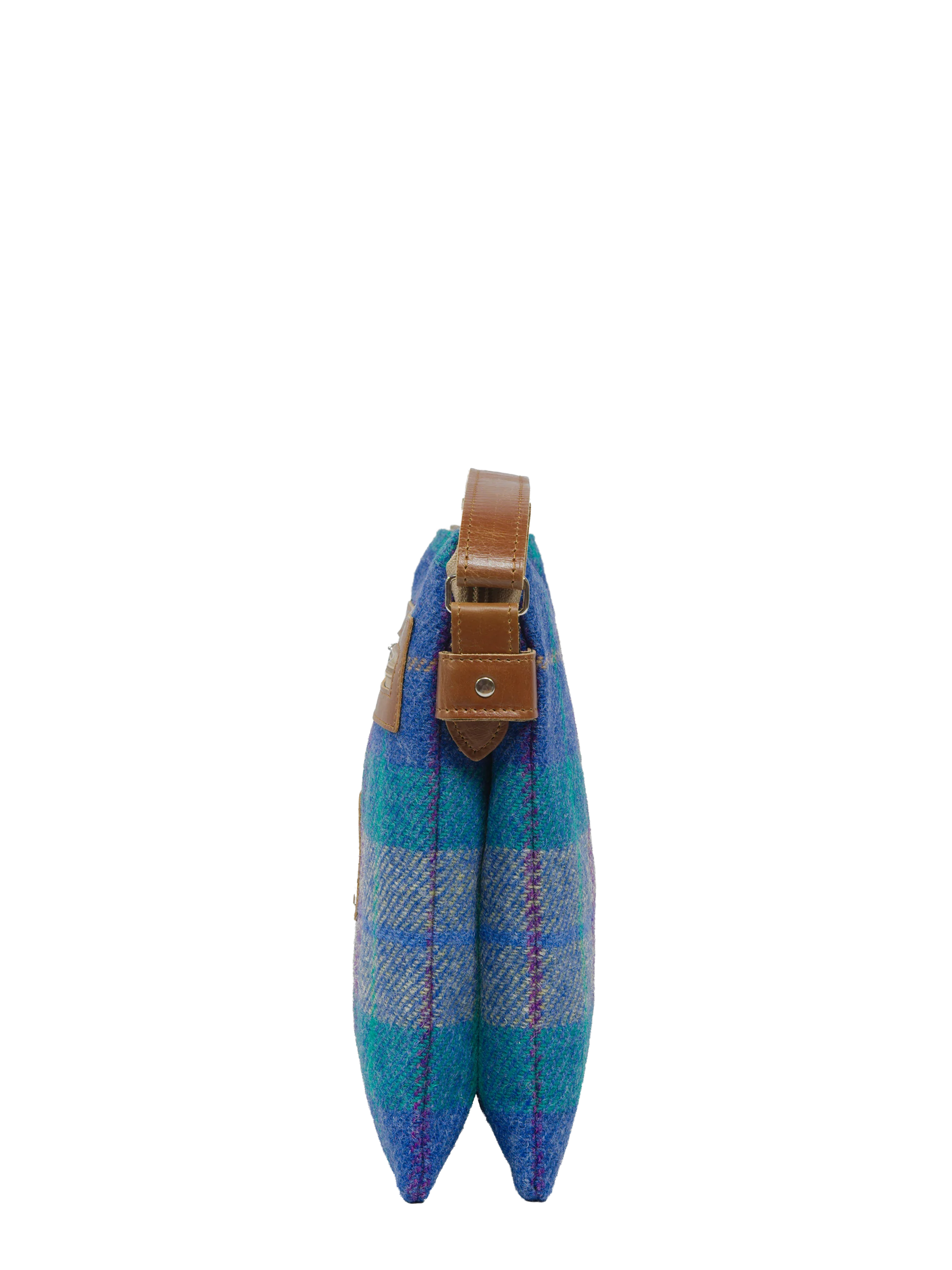 Harris Tweed St Clements Bag - A085 (Tan Leather) - Image 4
