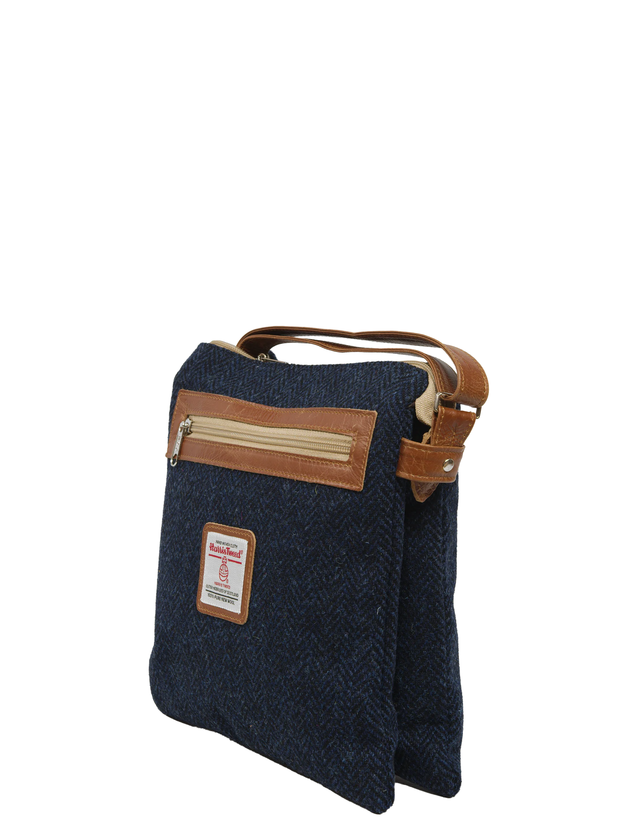 Harris Tweed St Clements Bag - HB104 (Tan Leather) - Image 3