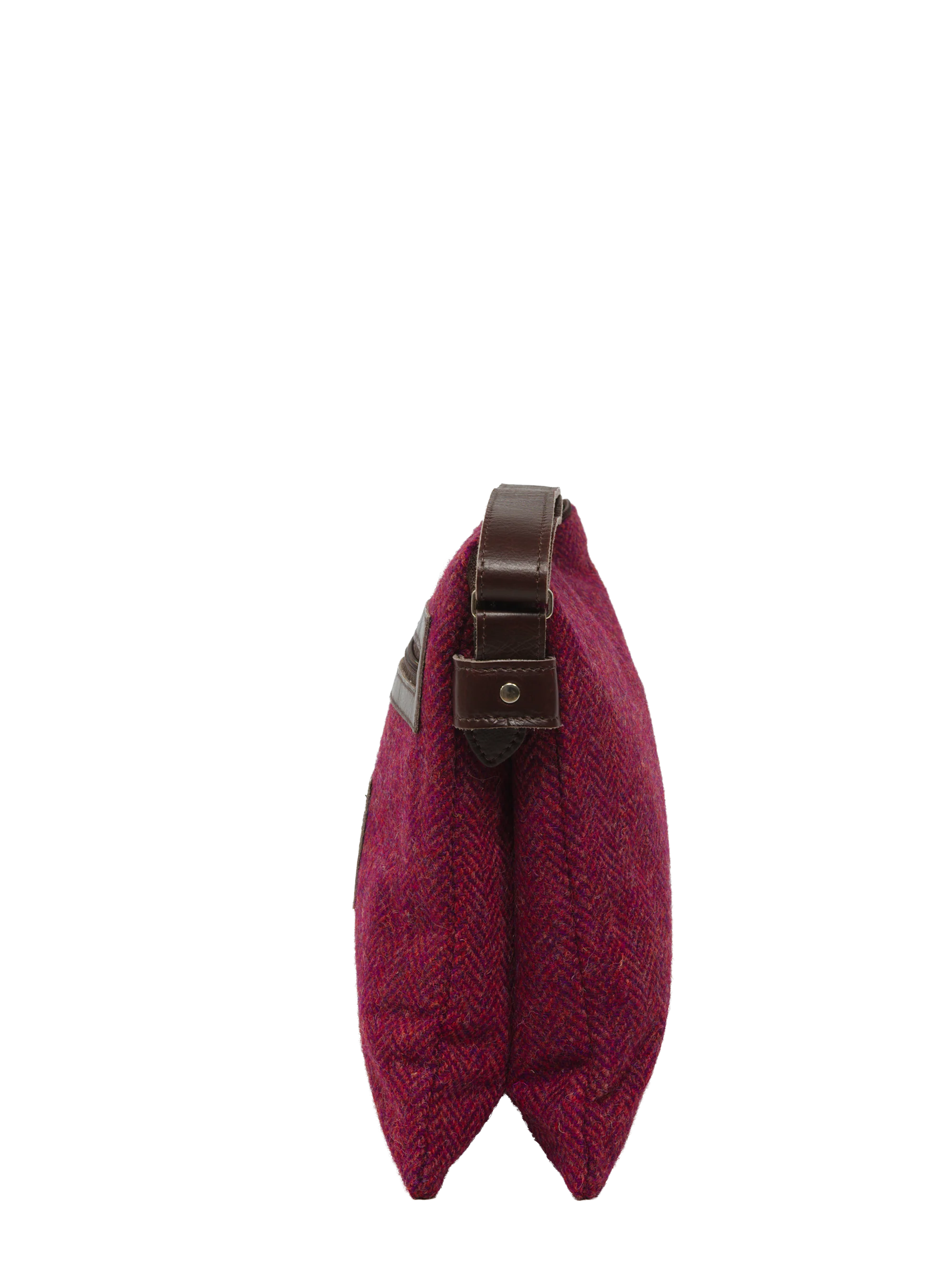 Harris Tweed St Clements Bag - HB120 (Brown Leather) - Image 4