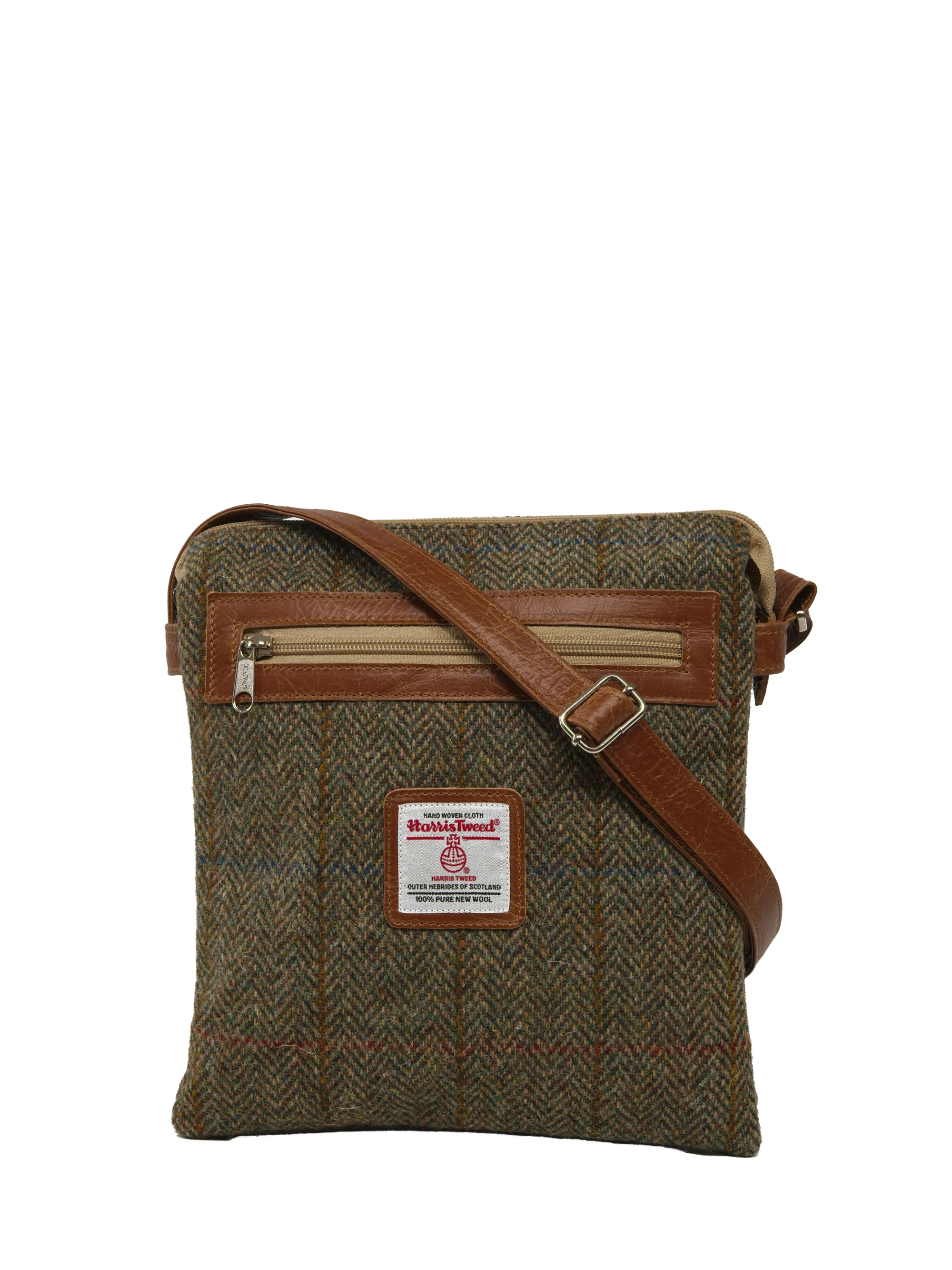 Harris Tweed St Clements Bag - HB55 (Tan Leather)