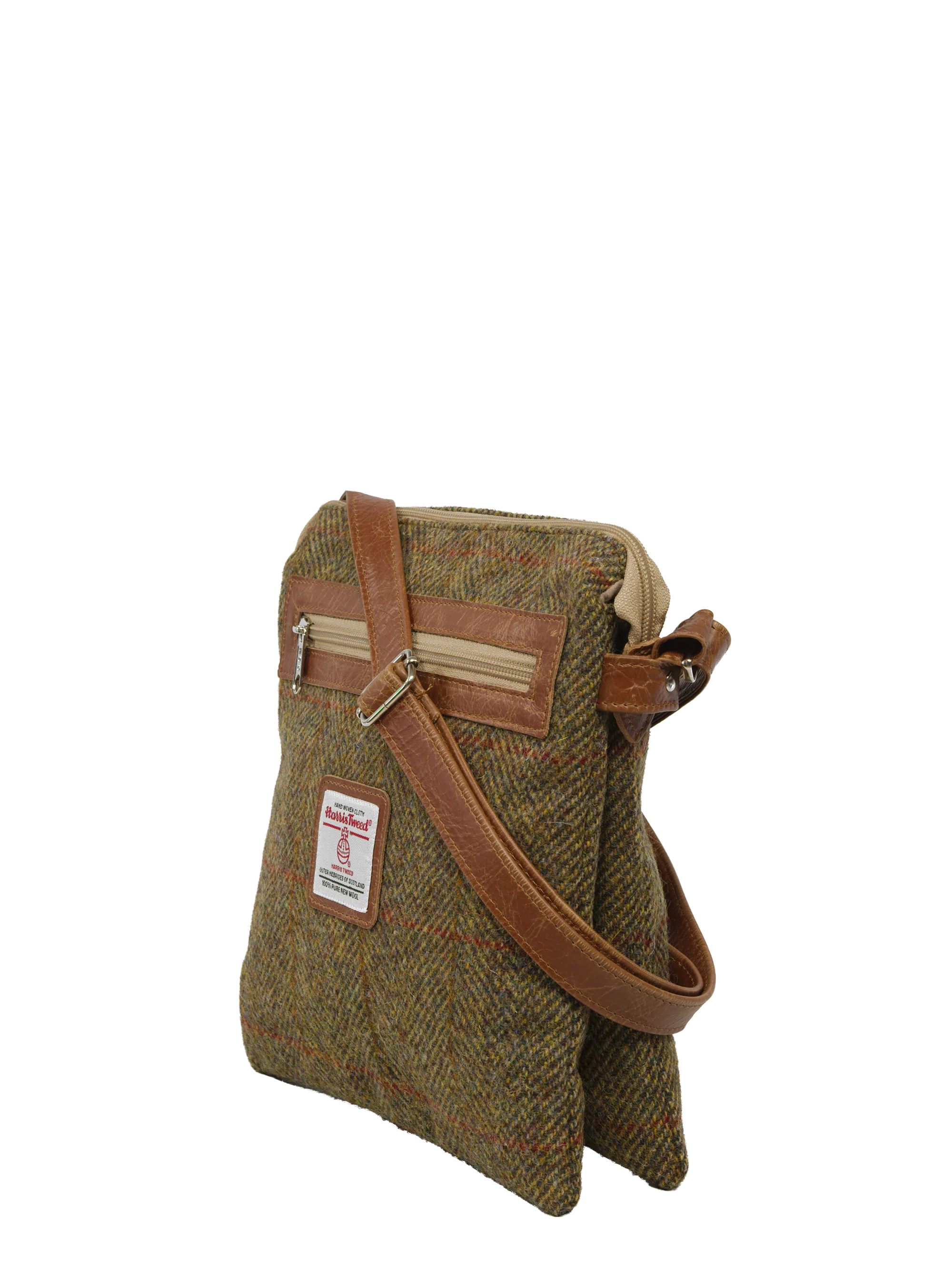Harris Tweed St Clements Bag - HB67 (Tan Leather) - Image 2
