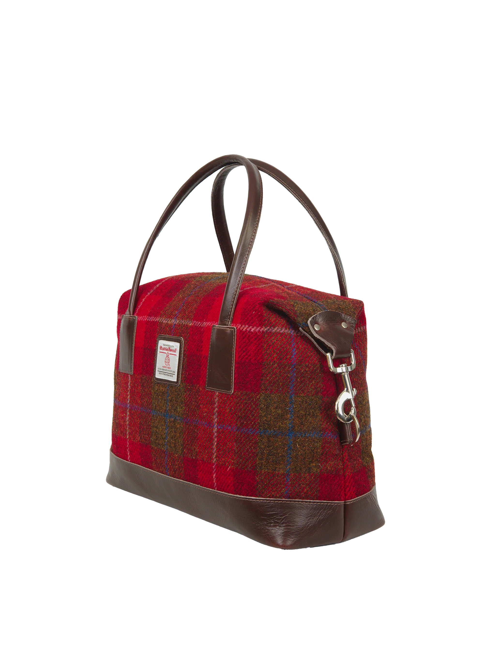 Harris Tweed St Kilda Bag - A001 (Brown Leather) - Image 3