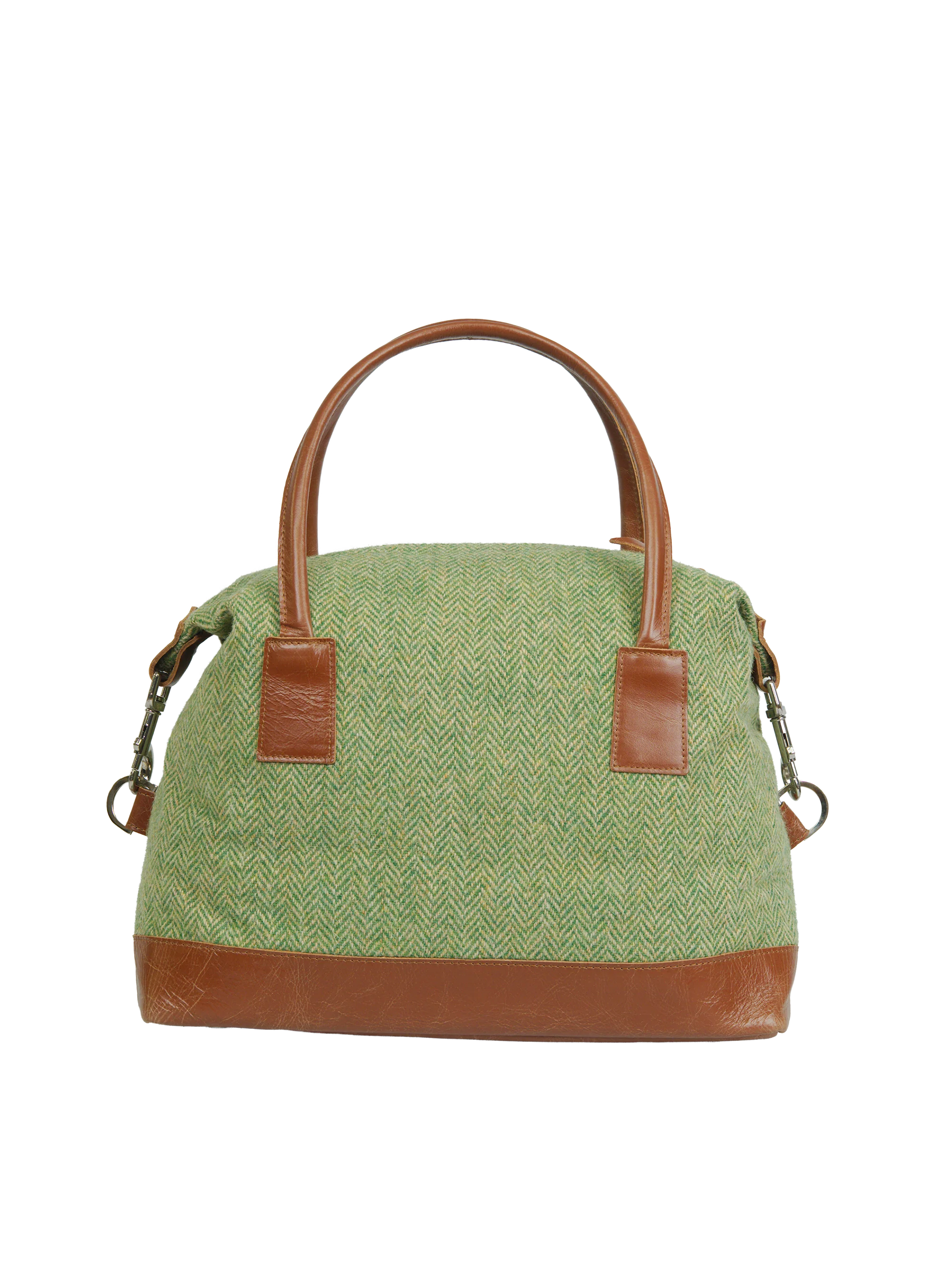 Harris Tweed St Kilda Bag - NHB1 (Tan Leather) - Image 5