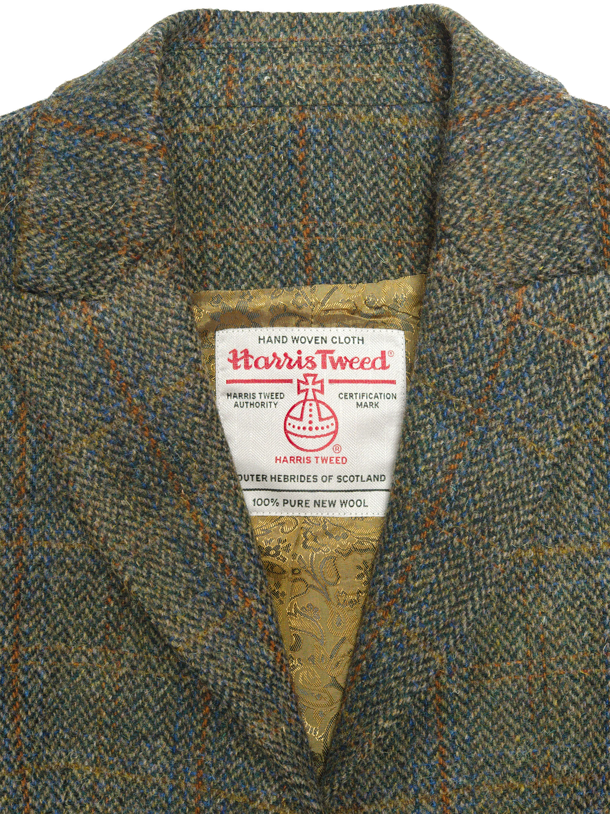 Harris Tweed Tammy Jacket - Green Herringbone w/OC - Image 2