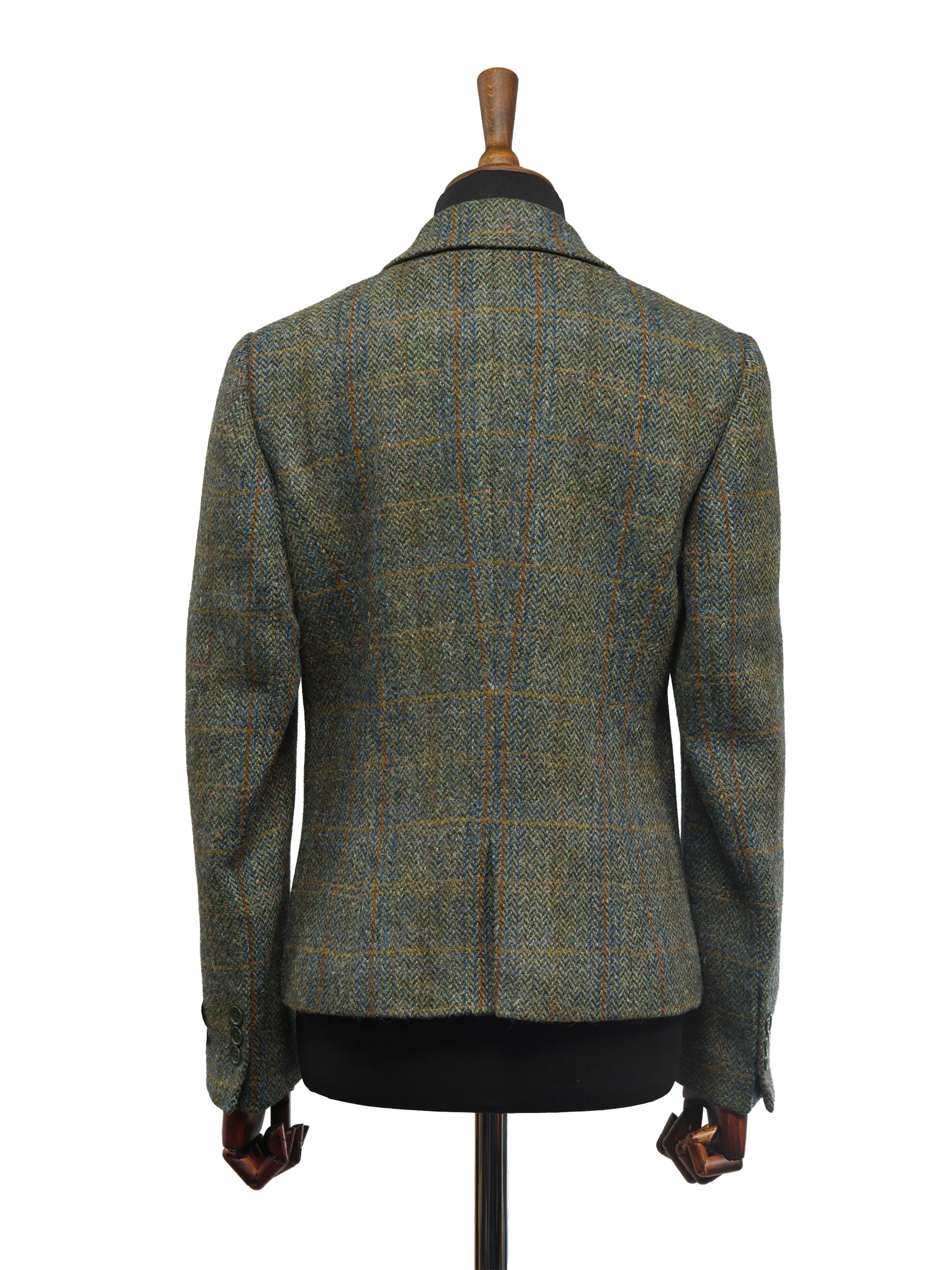 Harris Tweed Tammy Jacket - Green Herringbone w/OC - Image 4