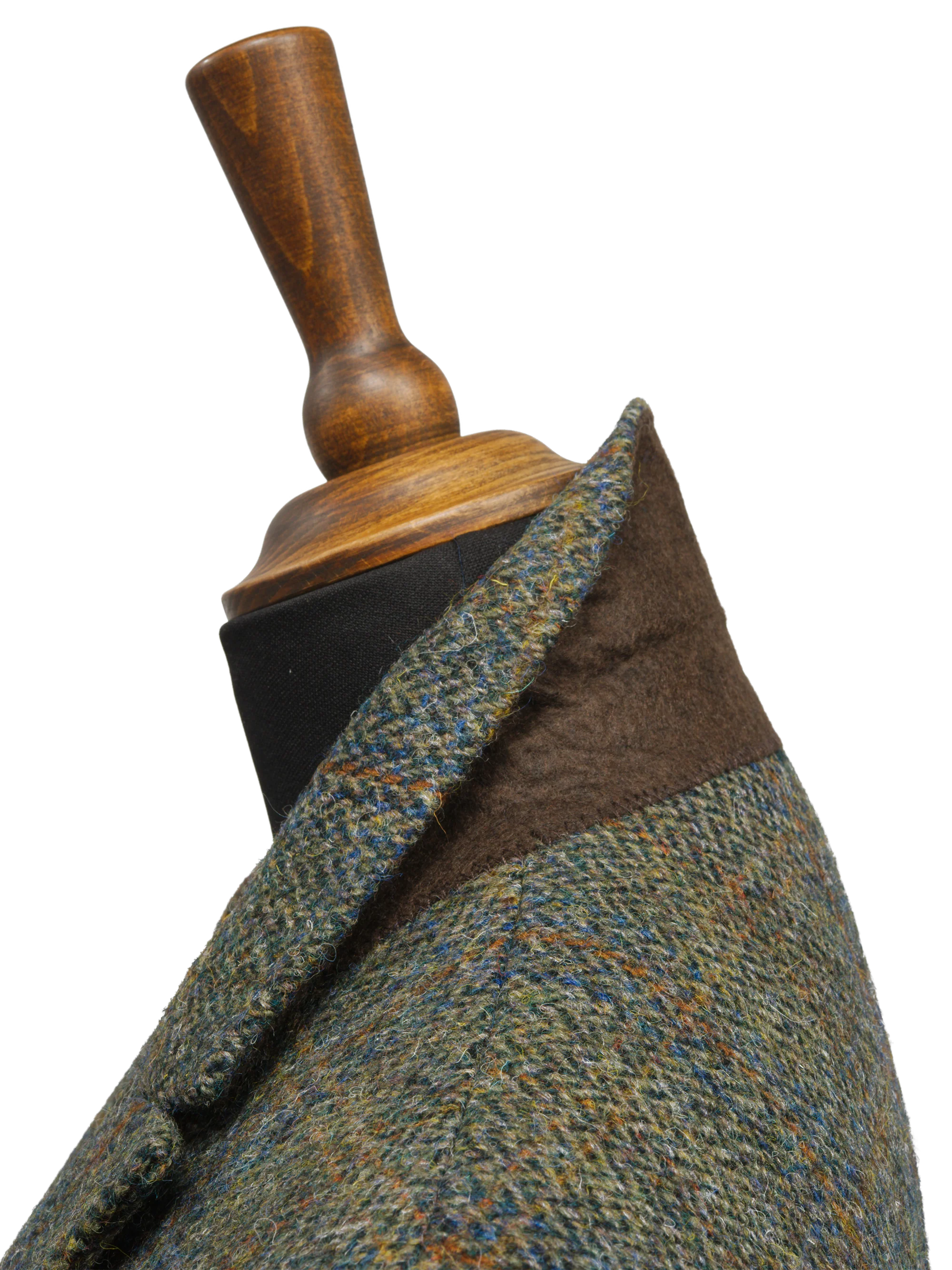 Harris Tweed Tammy Jacket - Green Herringbone w/OC - Image 5