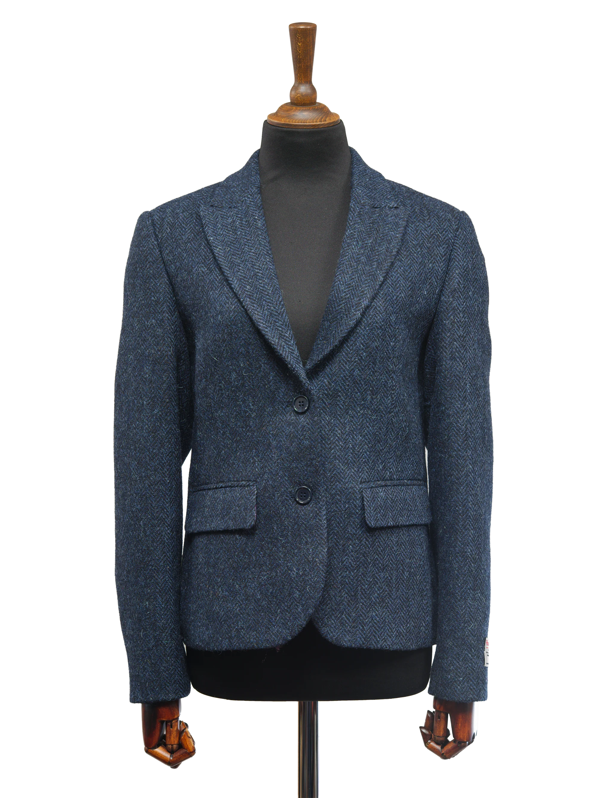 Harris Tweed Tammy Jacket - Navy Herringbone