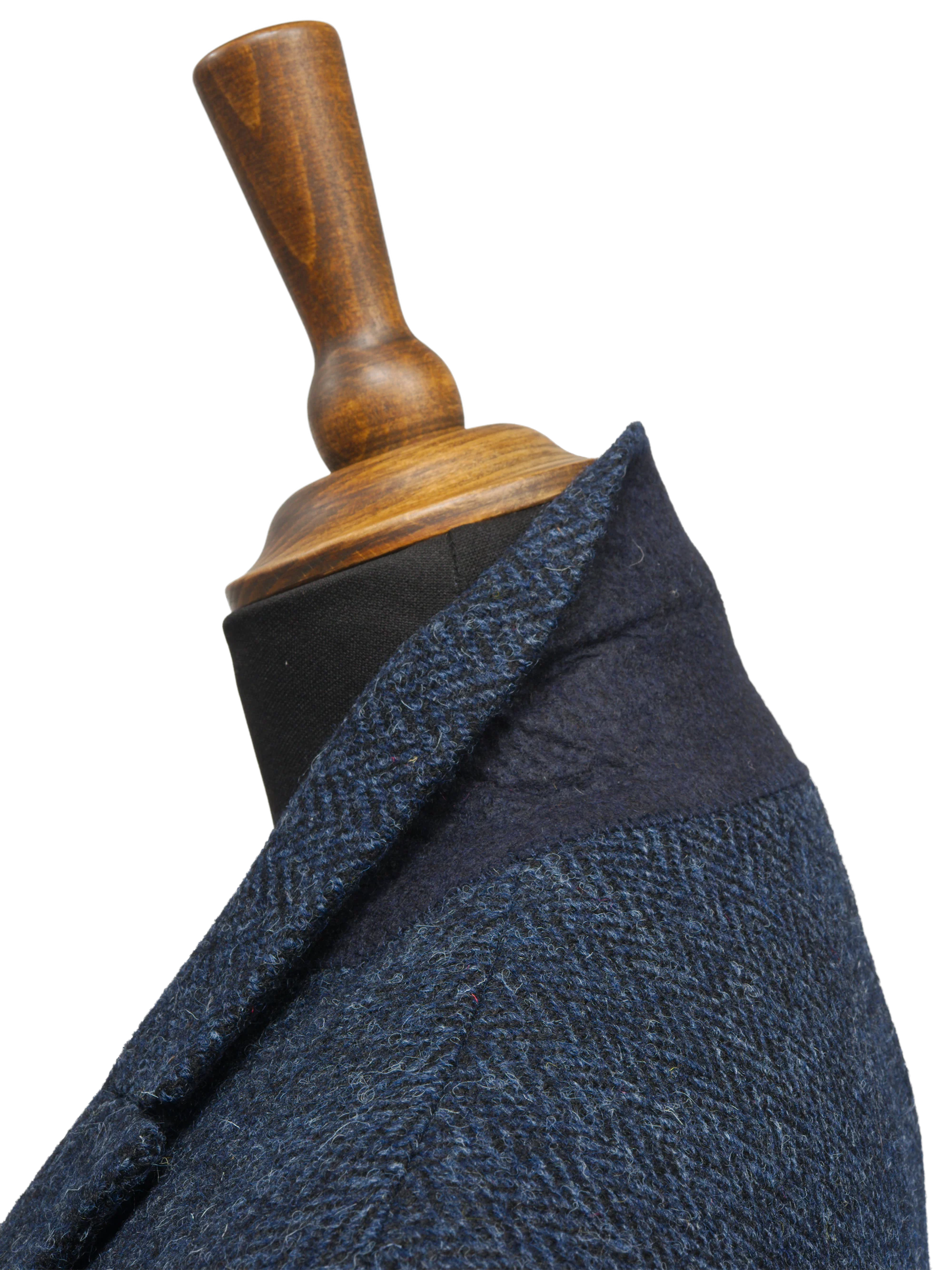 Harris Tweed Tammy Jacket - Navy Herringbone - Image 5