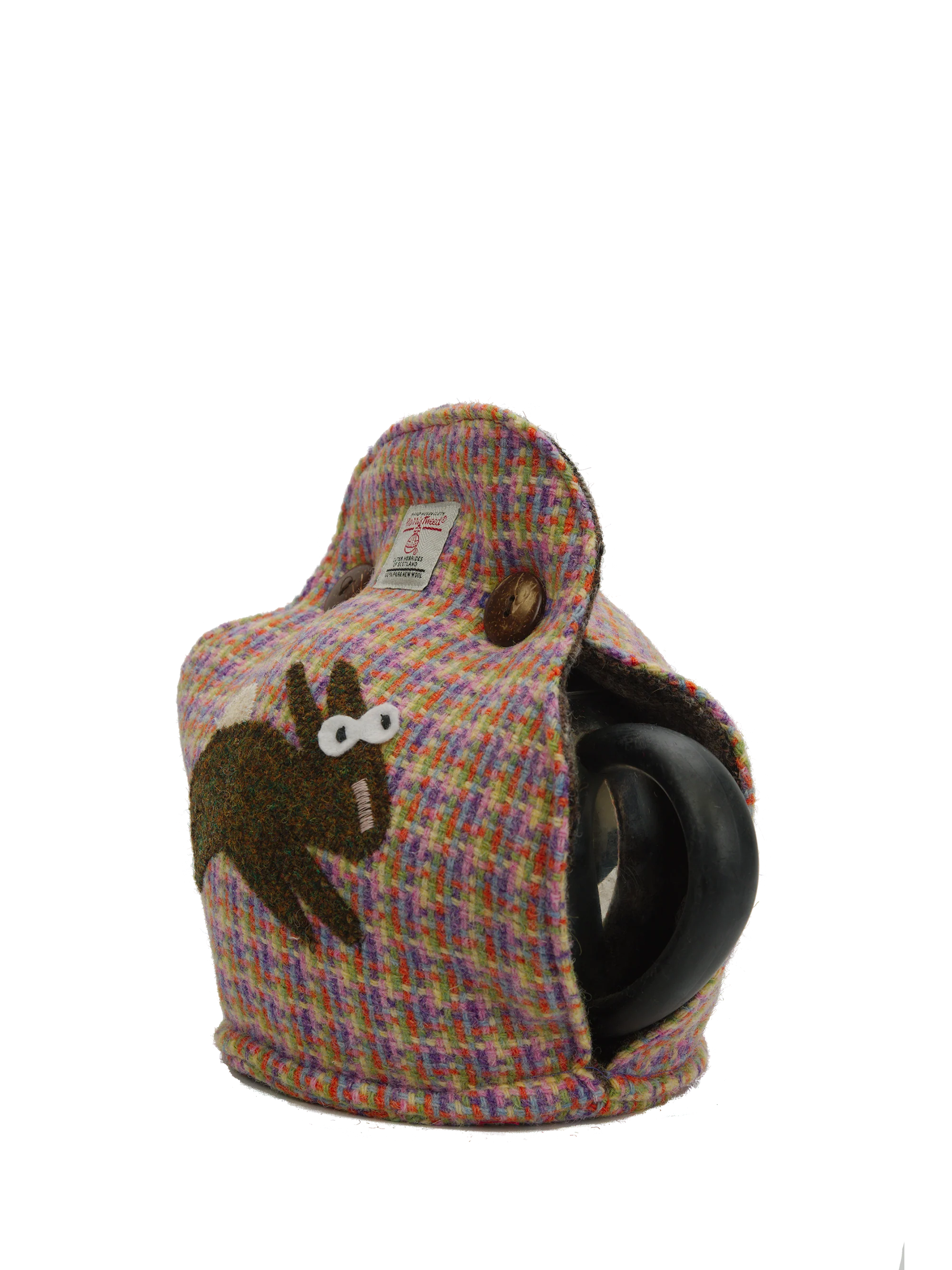 Harris Tweed Tea Cosy Jazzy Weave - Bunny (Right) - Image 2