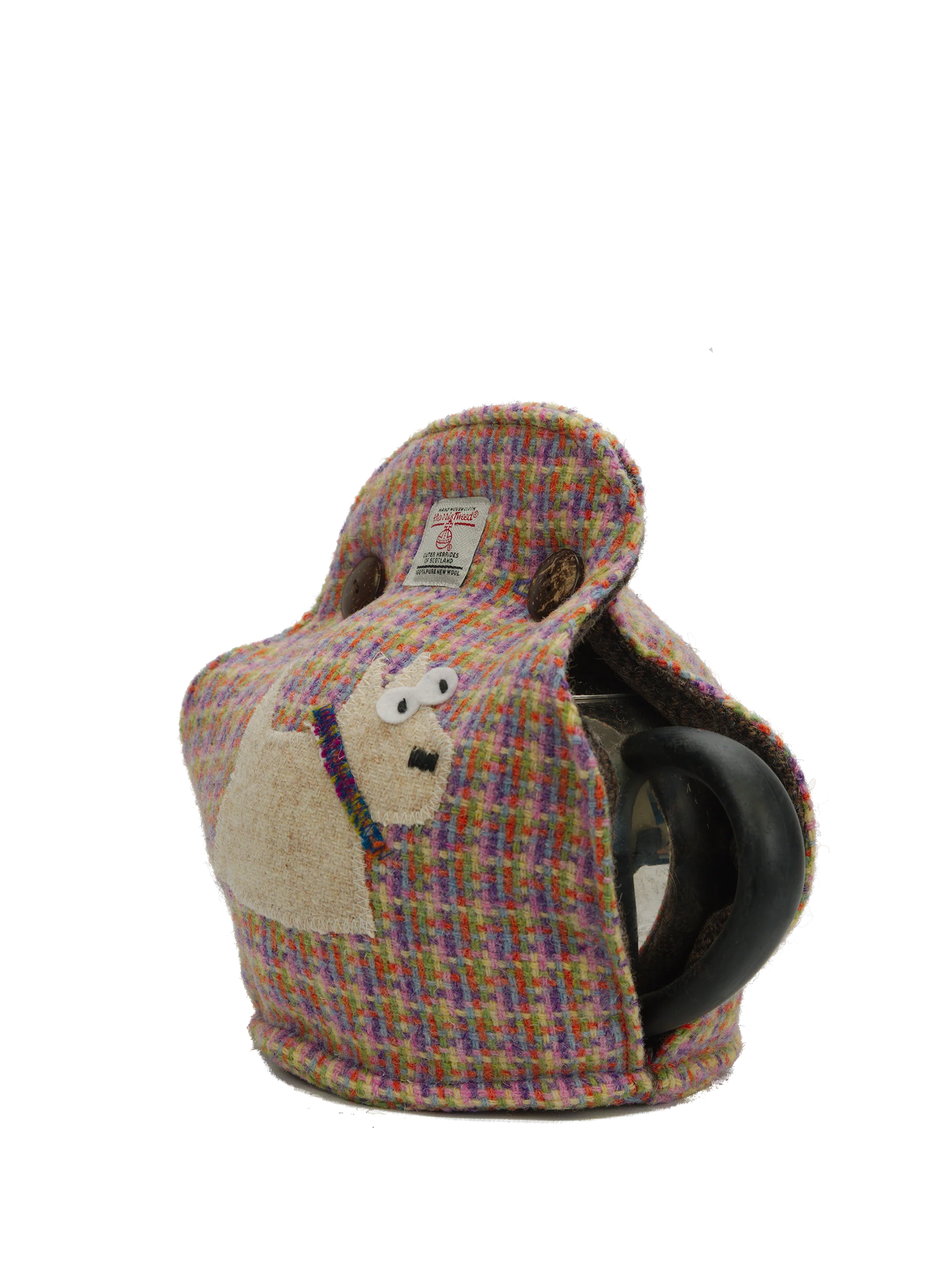 Harris Tweed Tea Cosy Jazzy Weave - Westie (Right) - Image 2