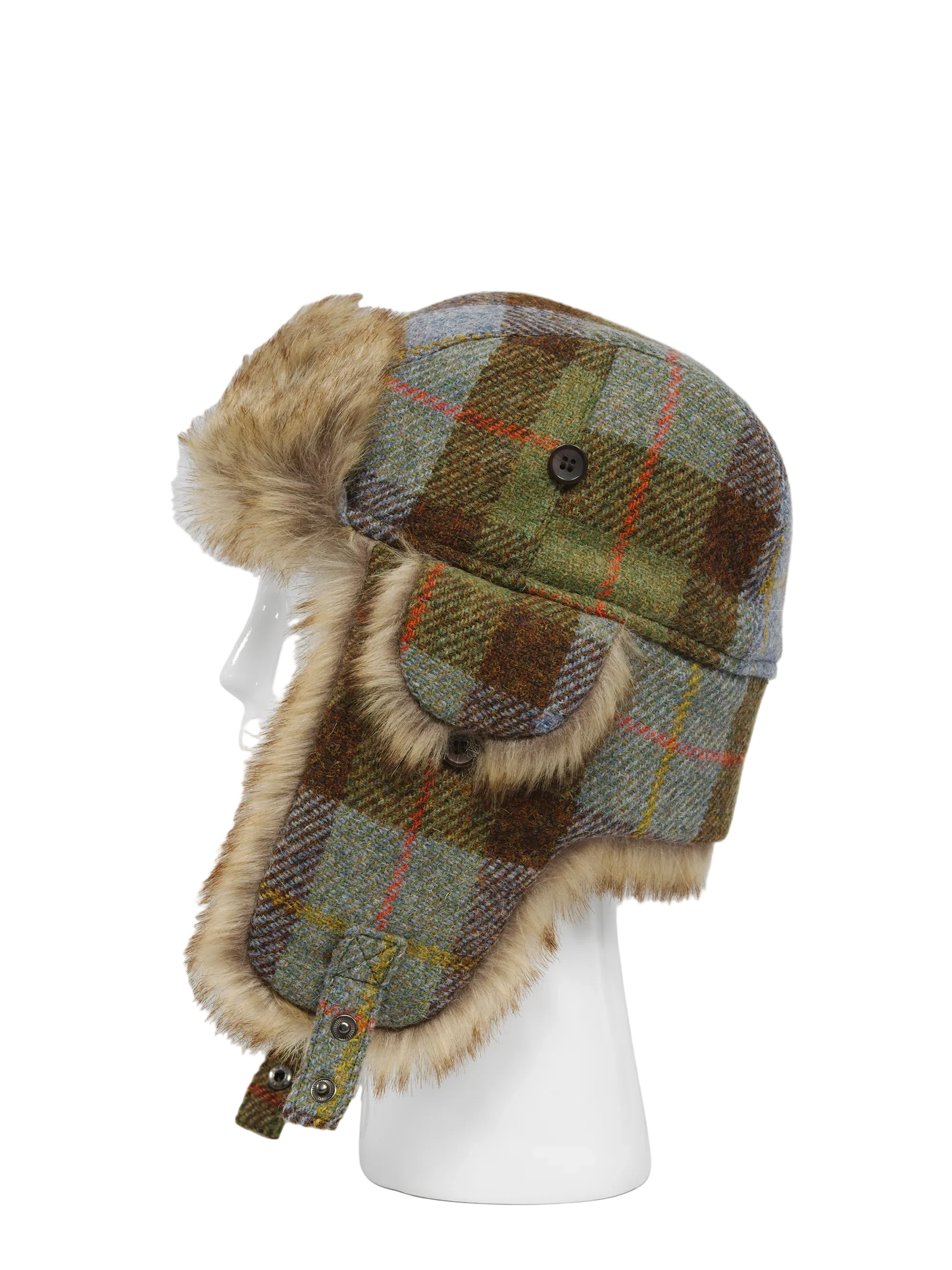 Harris Tweed Trapper Hat - A017 - Image 3