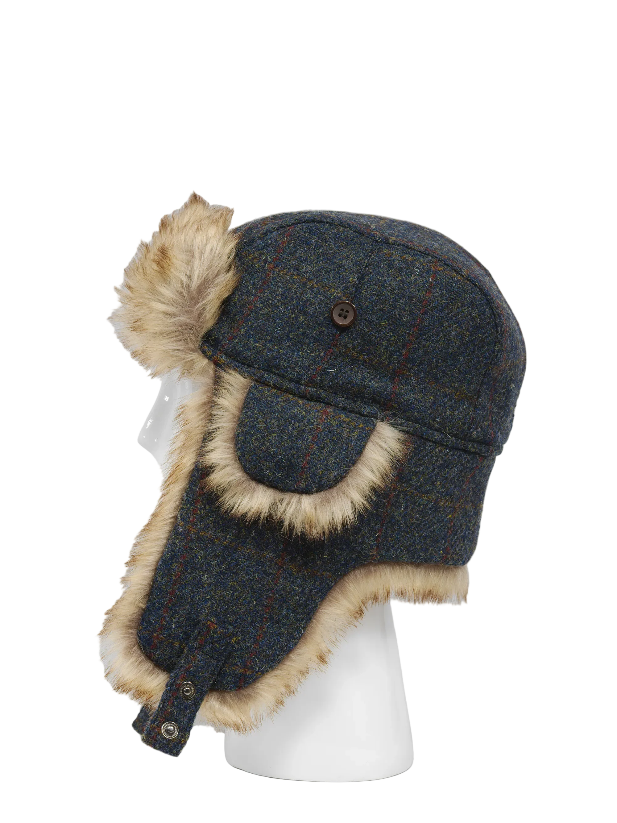 Harris Tweed Trapper Hat - A0239 - Image 3