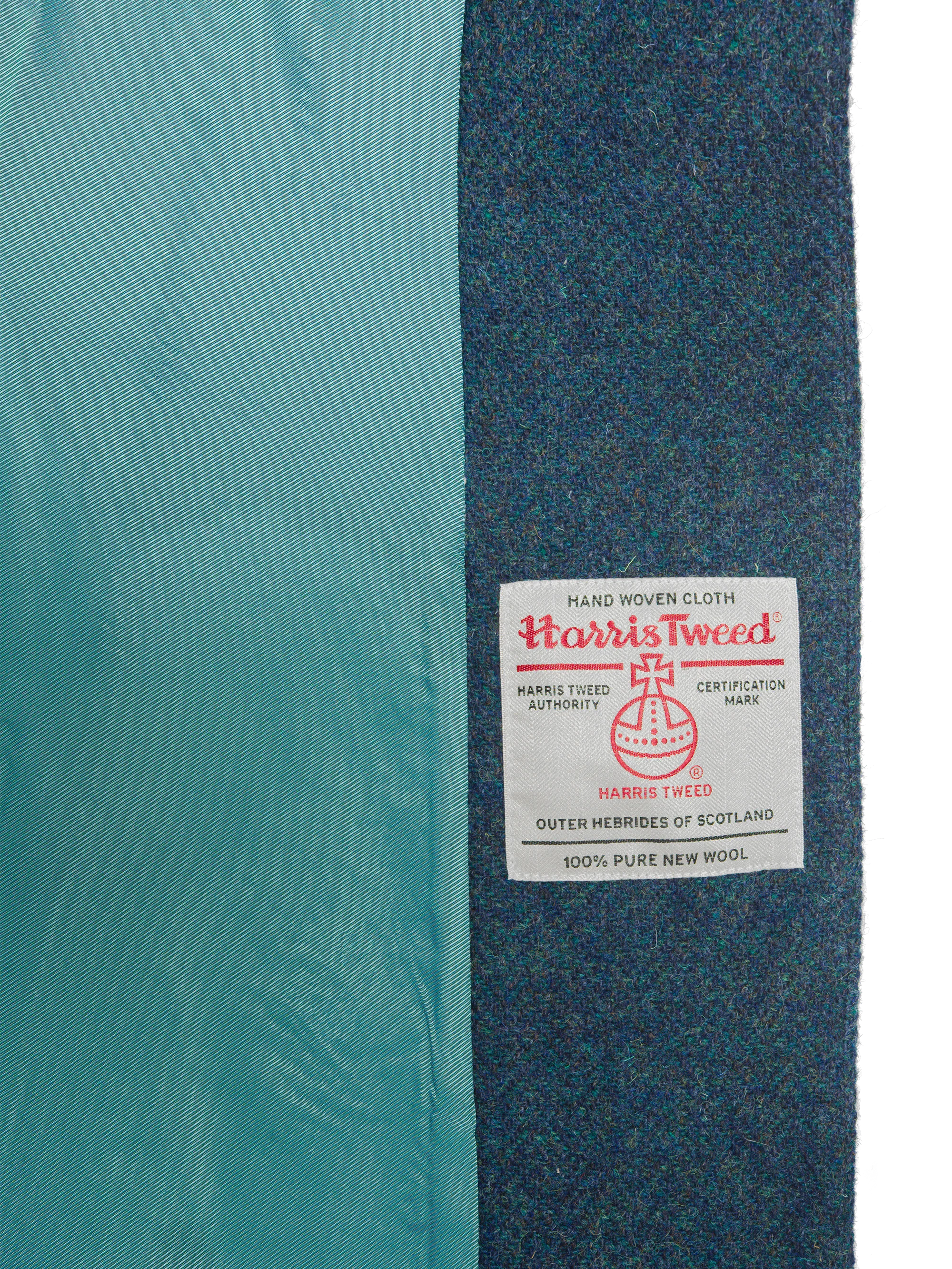 Harris Tweed Zoe Coat - Blue Mix HB - Image 6