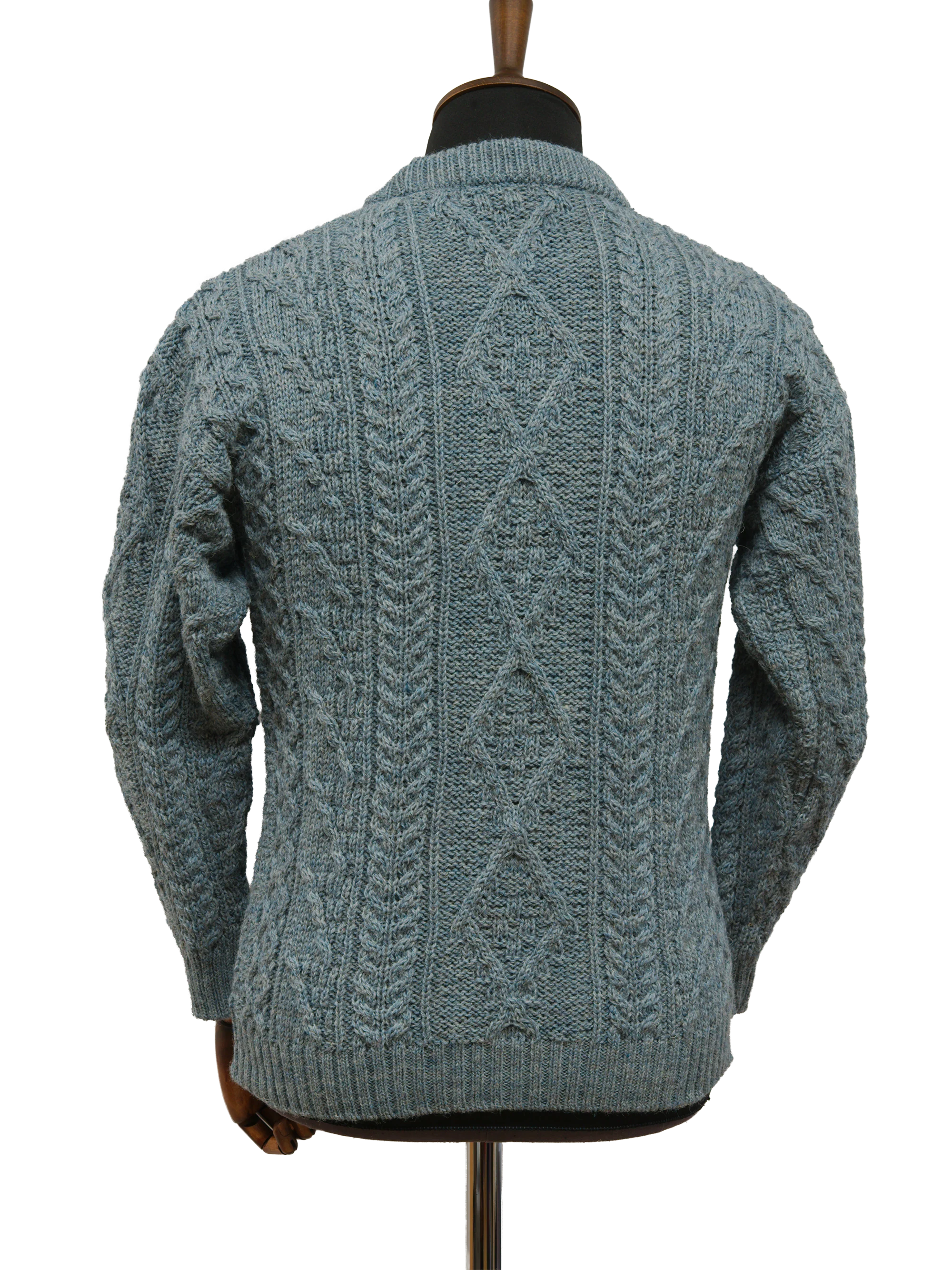 Unisex Aran Crew Neck Jumper - SummerStorm - Image 4