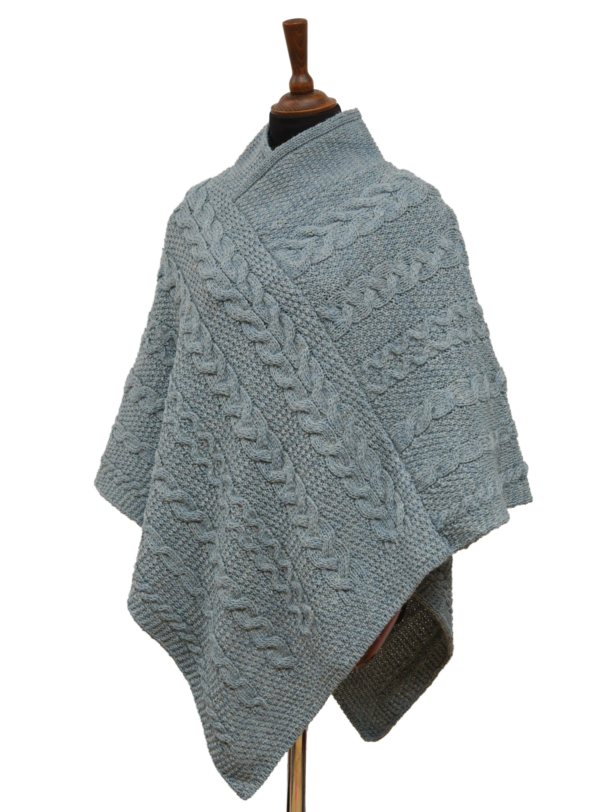 V-Neck Poncho - Summer Storm - Image 2